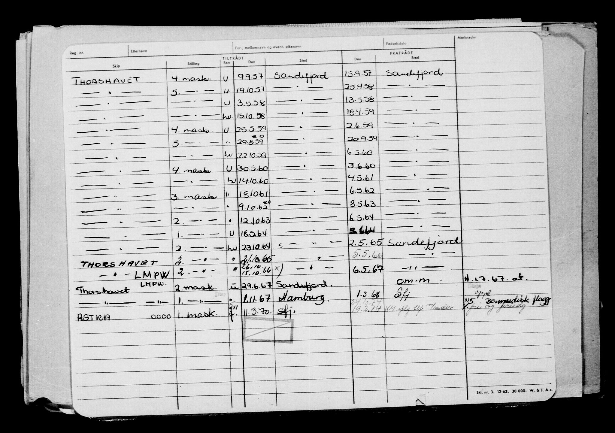 Direktoratet for sjømenn, AV/RA-S-3545/G/Gb/L0141: Hovedkort, 1916, p. 123