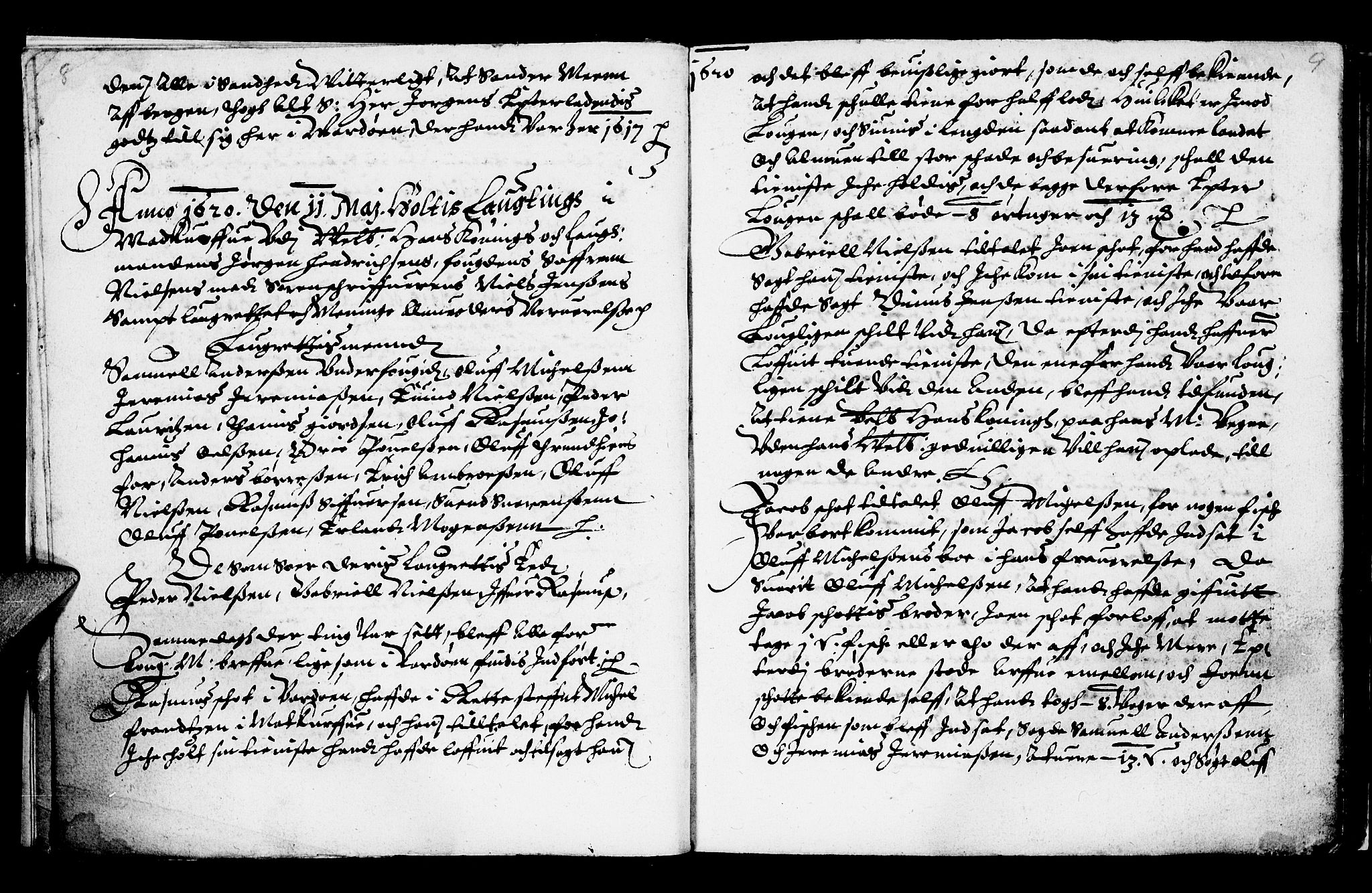 Finnmark sorenskriveri, AV/SATØ-S-0053/F/Fa/L0006: Justisprotokoller, 1620-1627, p. 9