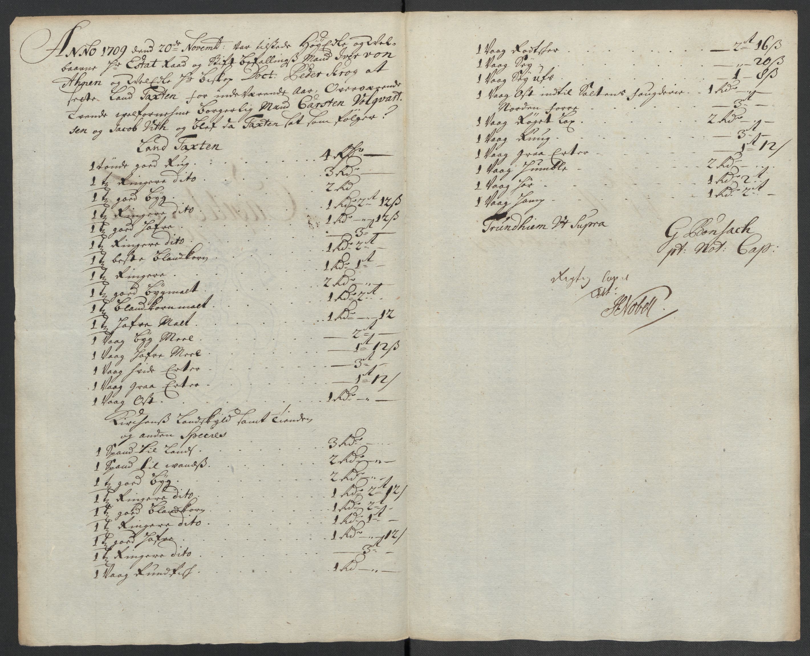 Rentekammeret inntil 1814, Reviderte regnskaper, Fogderegnskap, RA/EA-4092/R56/L3744: Fogderegnskap Nordmøre, 1709-1710, p. 119