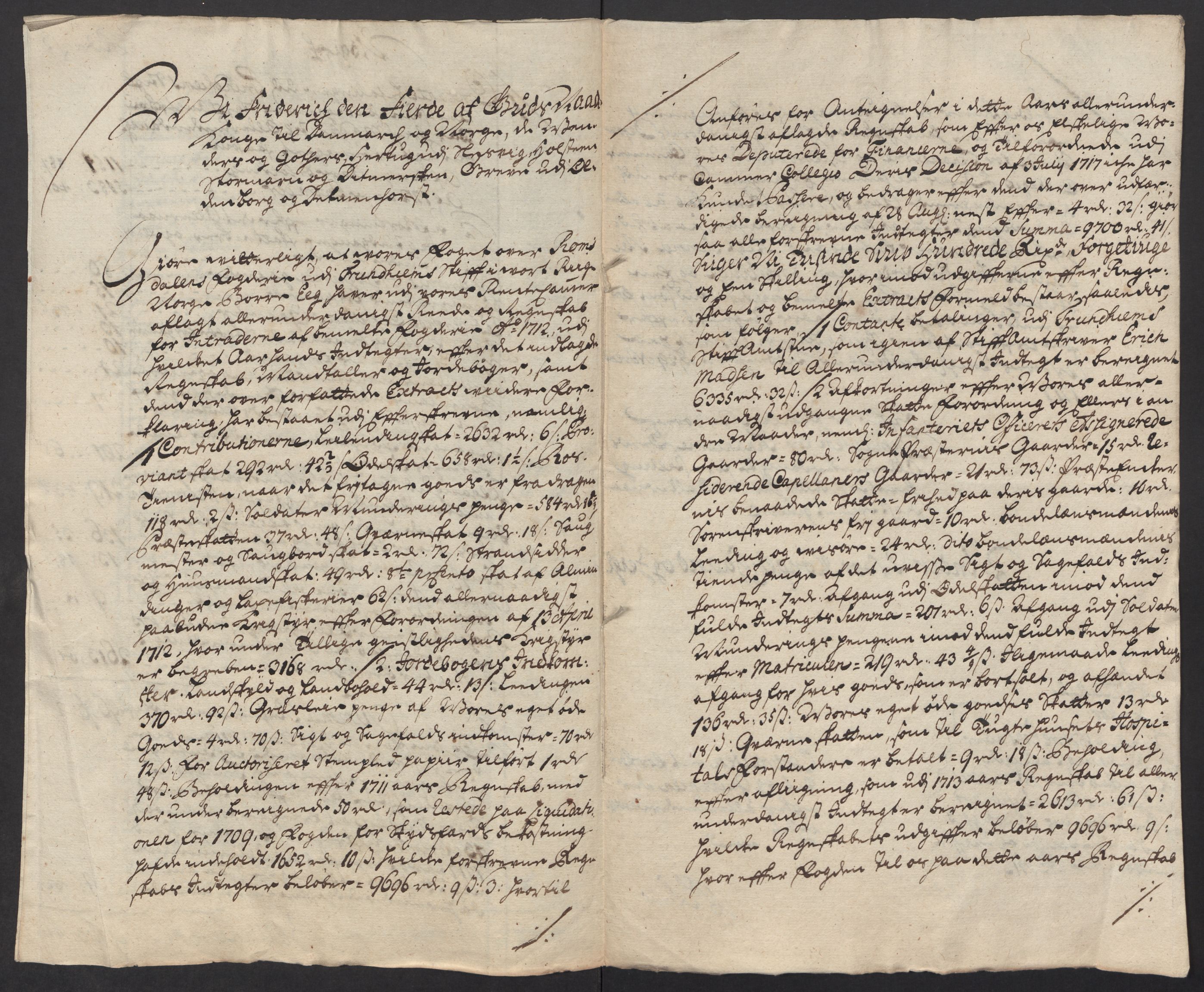 Rentekammeret inntil 1814, Reviderte regnskaper, Fogderegnskap, AV/RA-EA-4092/R55/L3661: Fogderegnskap Romsdal, 1712, p. 265