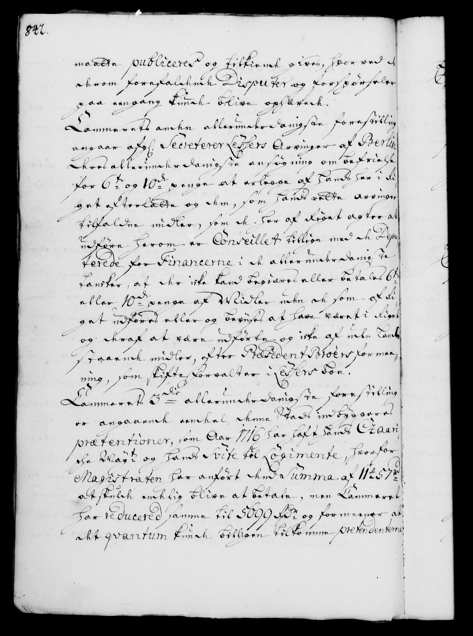 Rentekammeret, Kammerkanselliet, RA/EA-3111/G/Gf/Gfa/L0002: Norsk relasjons- og resolusjonsprotokoll (merket RK 52.2), 1720, p. 815