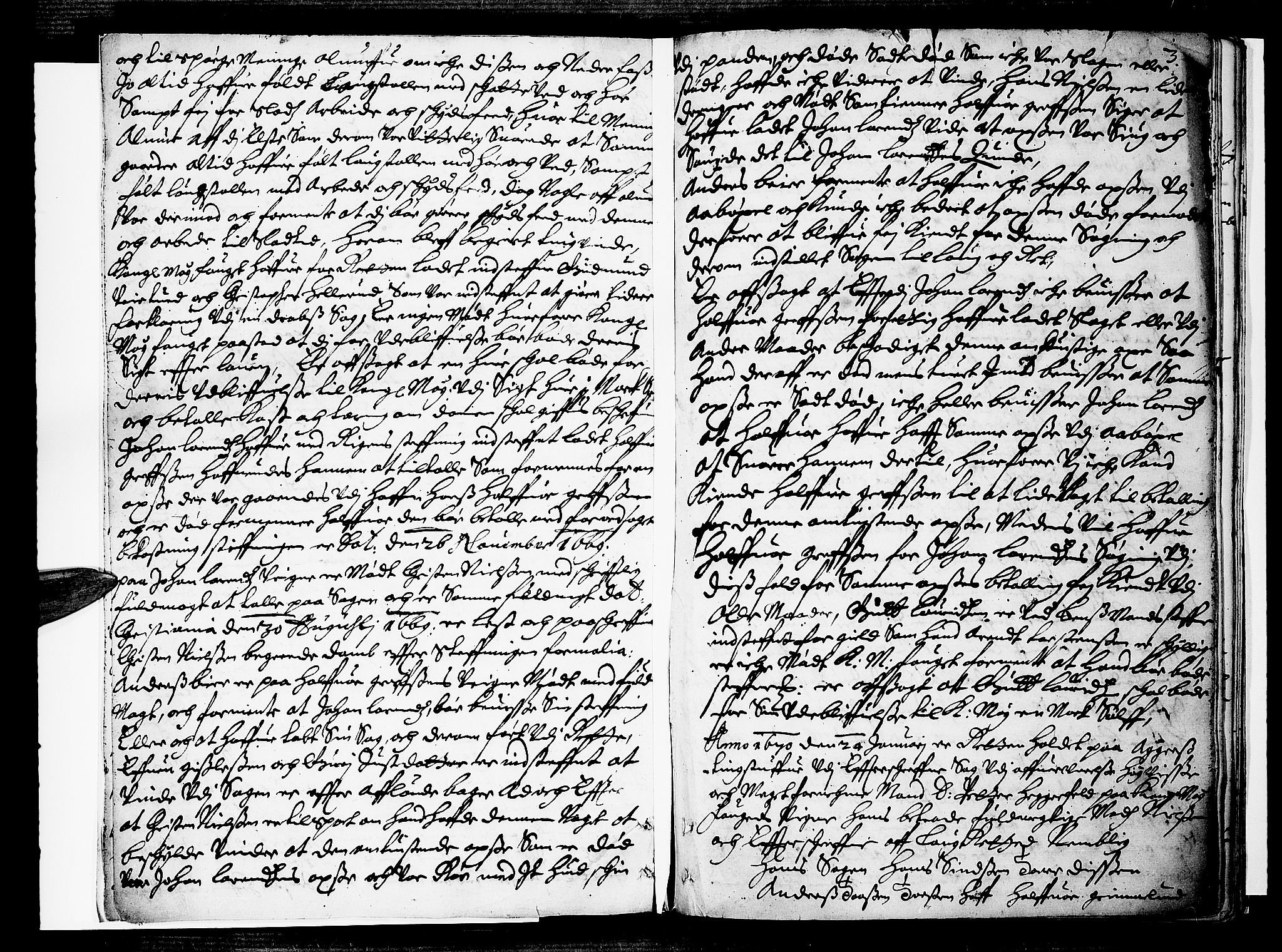 Aker sorenskriveri, AV/SAO-A-10895/F/Fb/L0002/0009: Tingbøker, nr. 6-11 / Tingbok nr. 9, 1670, p. 2b-3a