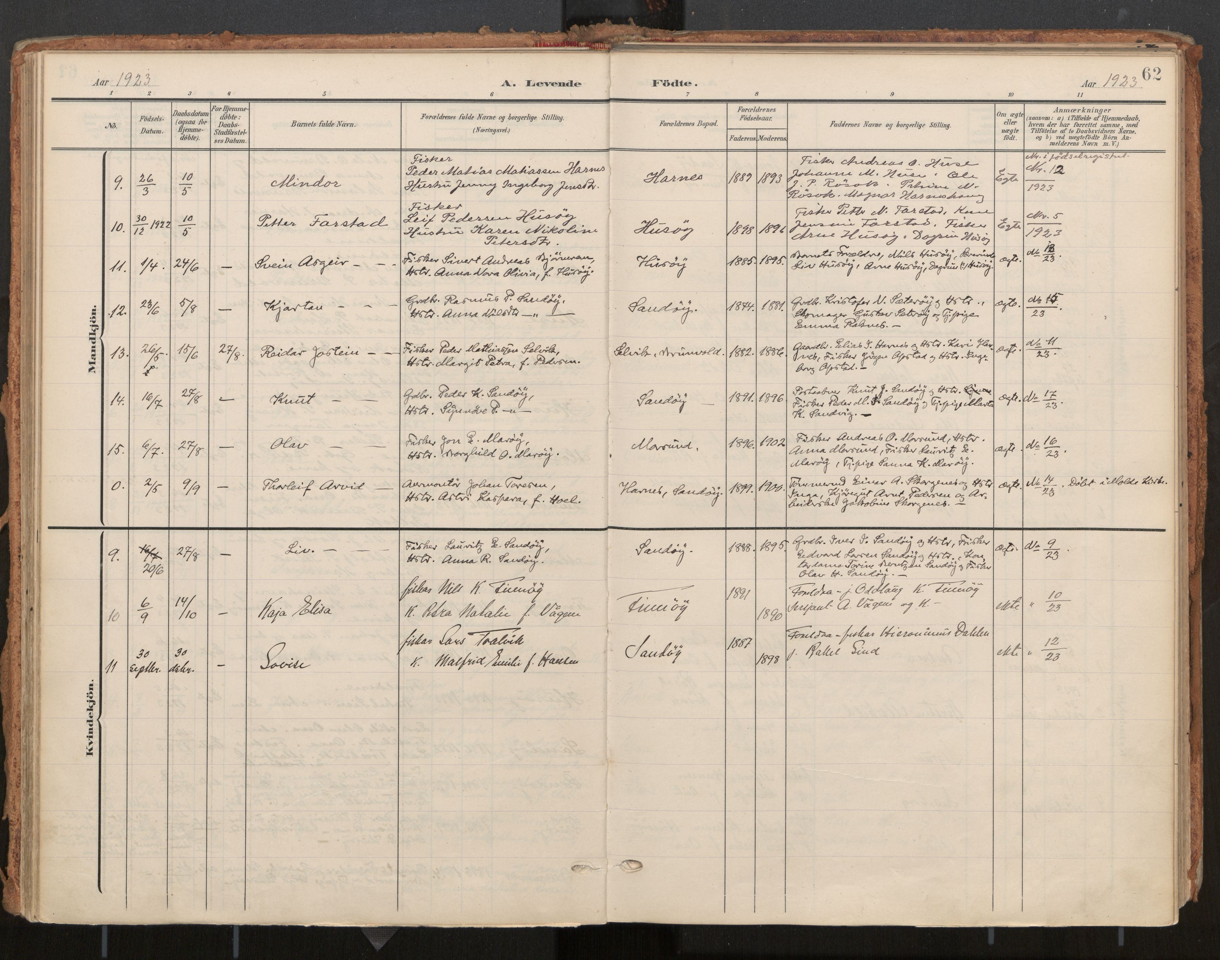 Ministerialprotokoller, klokkerbøker og fødselsregistre - Møre og Romsdal, AV/SAT-A-1454/561/L0730: Parish register (official) no. 561A04, 1901-1929, p. 62