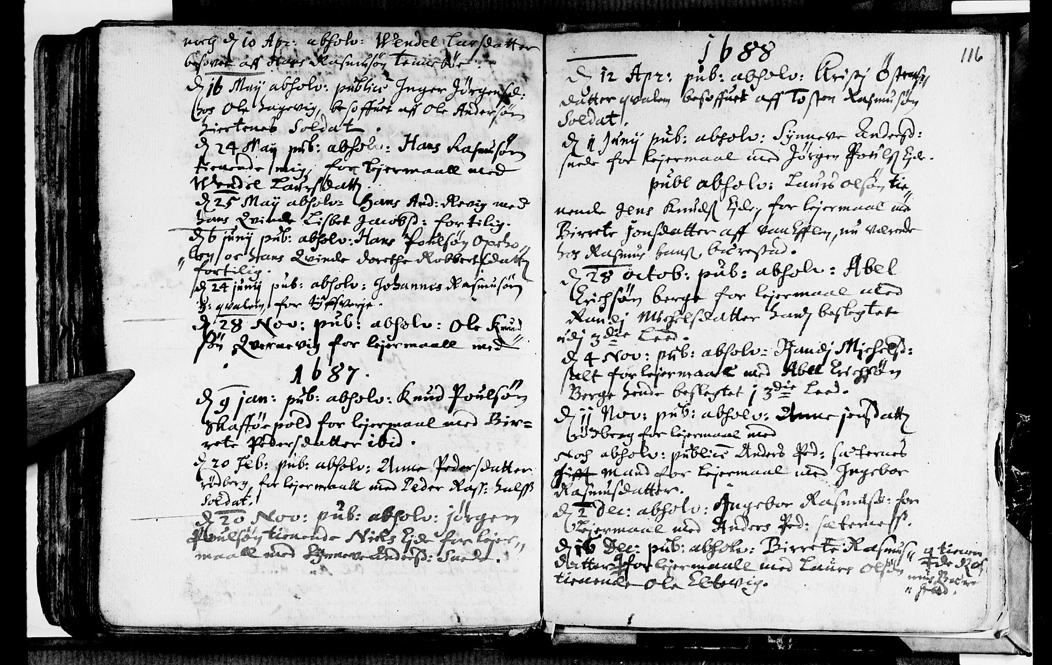 Selje sokneprestembete, AV/SAB-A-99938/H/Ha/Haa/Haaa: Parish register (official) no. A 1, 1668-1696, p. 116