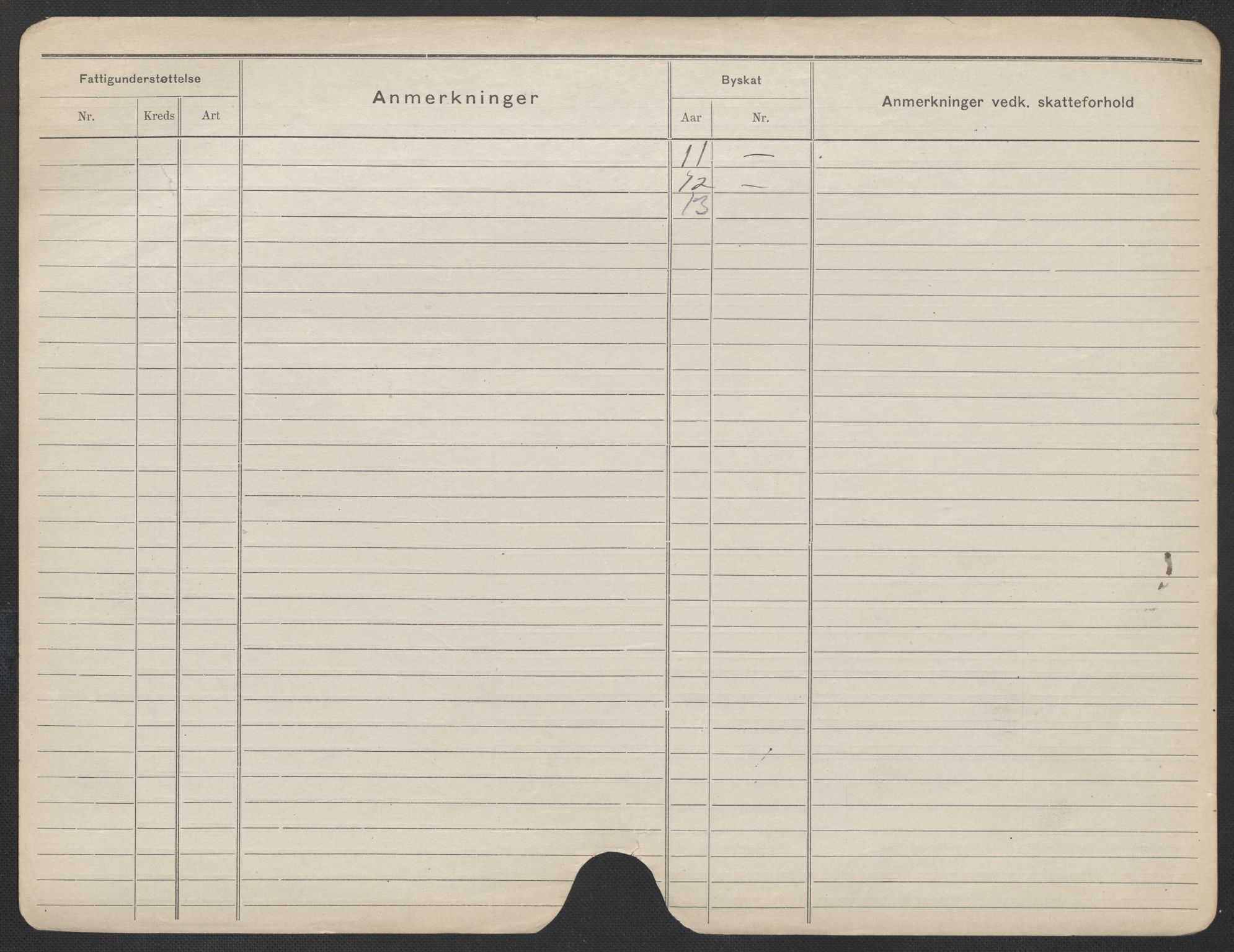 Oslo folkeregister, Registerkort, SAO/A-11715/F/Fa/Fac/L0018: Kvinner, 1906-1914, p. 1101b