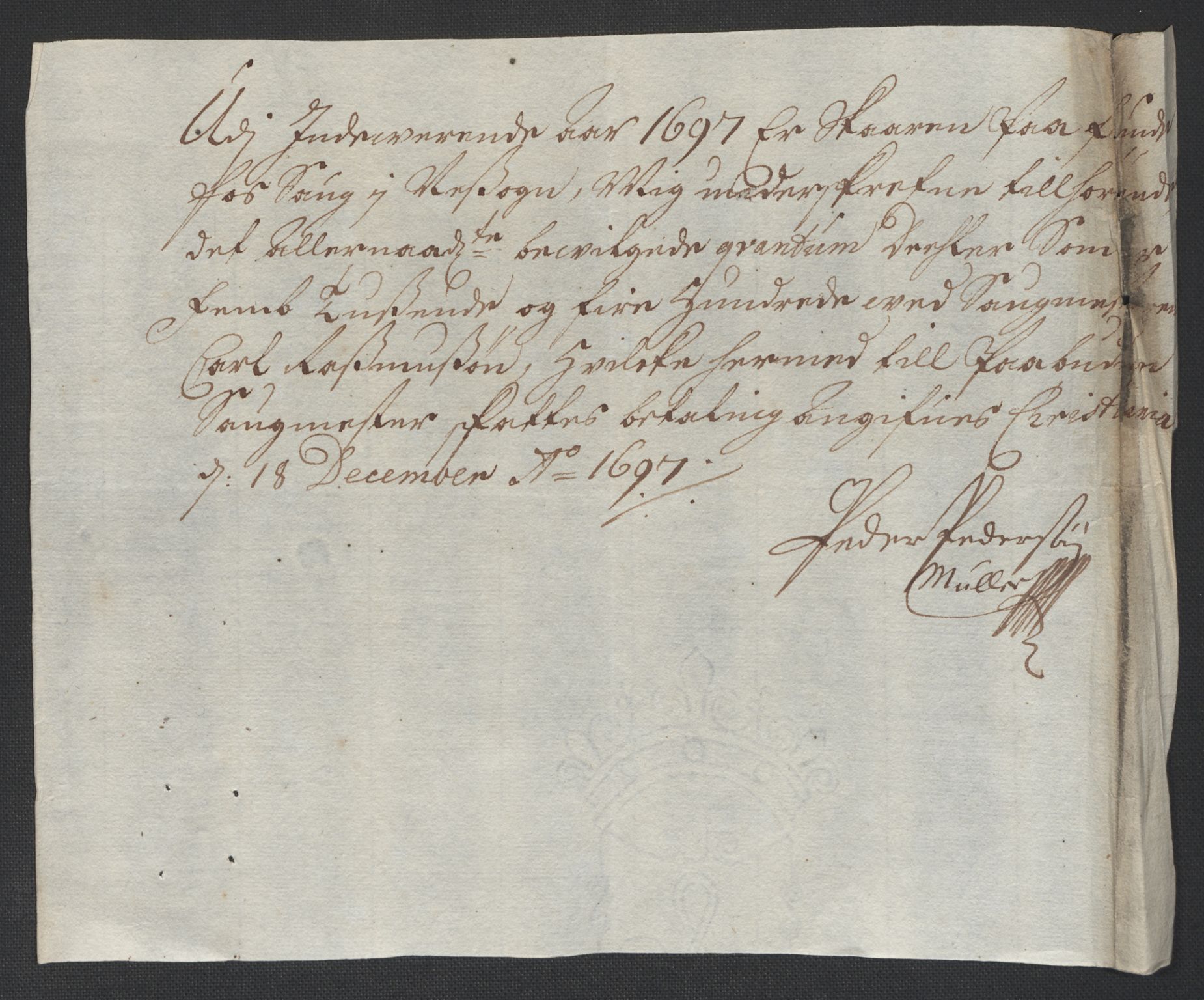 Rentekammeret inntil 1814, Reviderte regnskaper, Fogderegnskap, AV/RA-EA-4092/R12/L0709: Fogderegnskap Øvre Romerike, 1697, p. 276