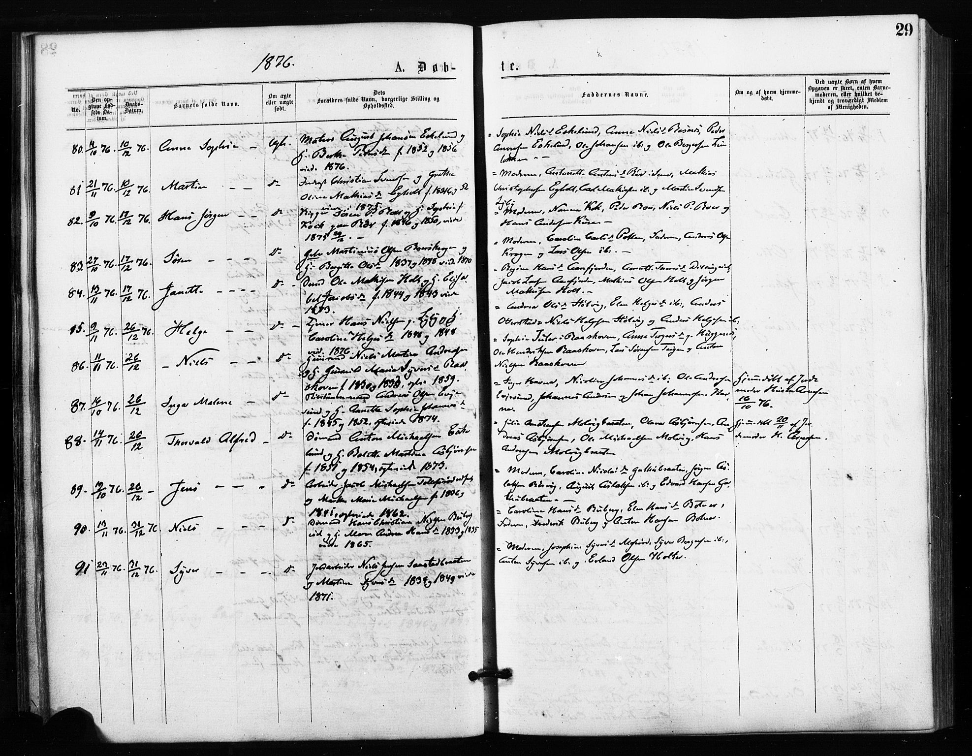 Rygge prestekontor Kirkebøker, AV/SAO-A-10084b/F/Fa/L0006: Parish register (official) no. 6, 1872-1877, p. 29