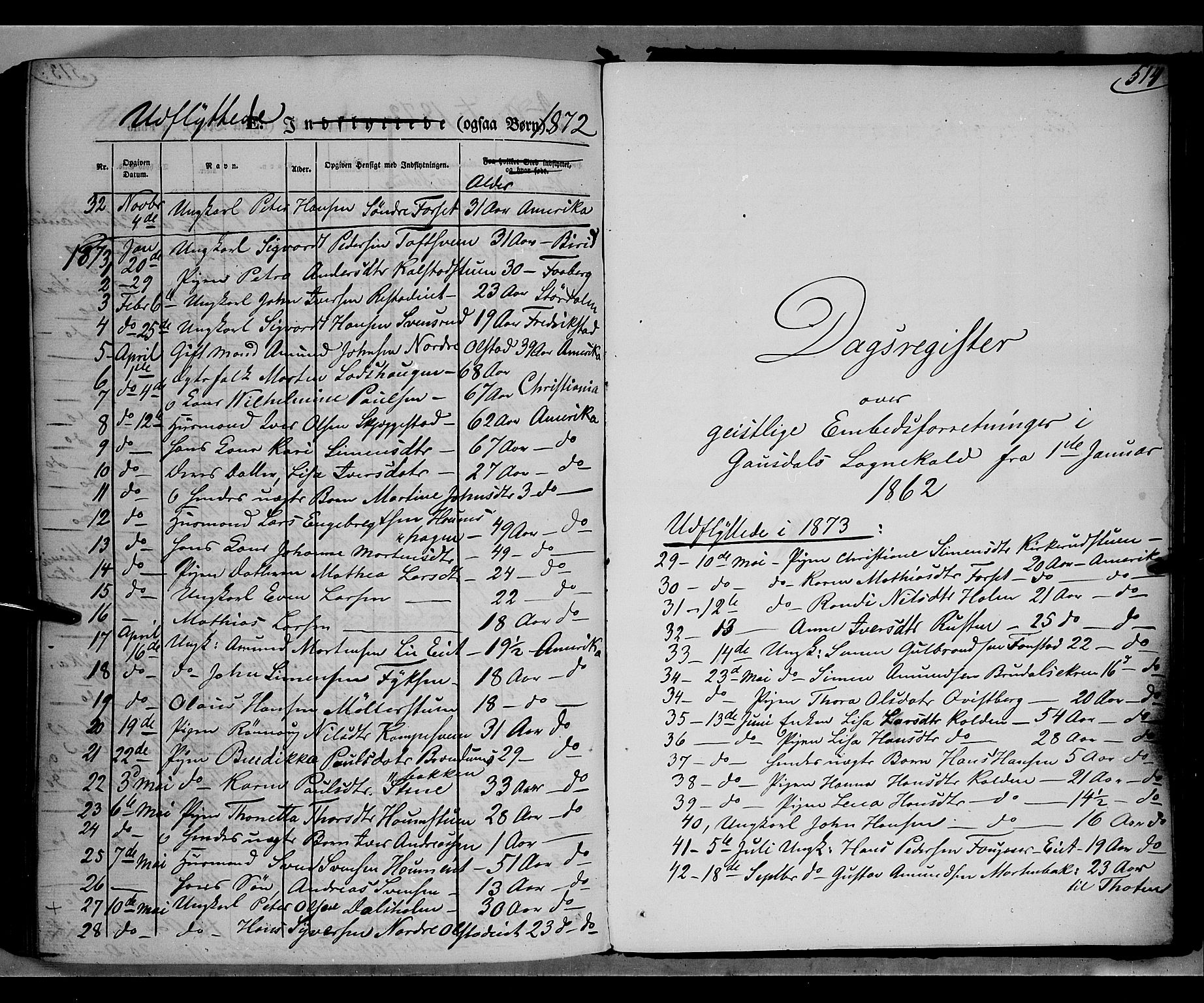Gausdal prestekontor, SAH/PREST-090/H/Ha/Haa/L0009: Parish register (official) no. 9, 1862-1873, p. 514