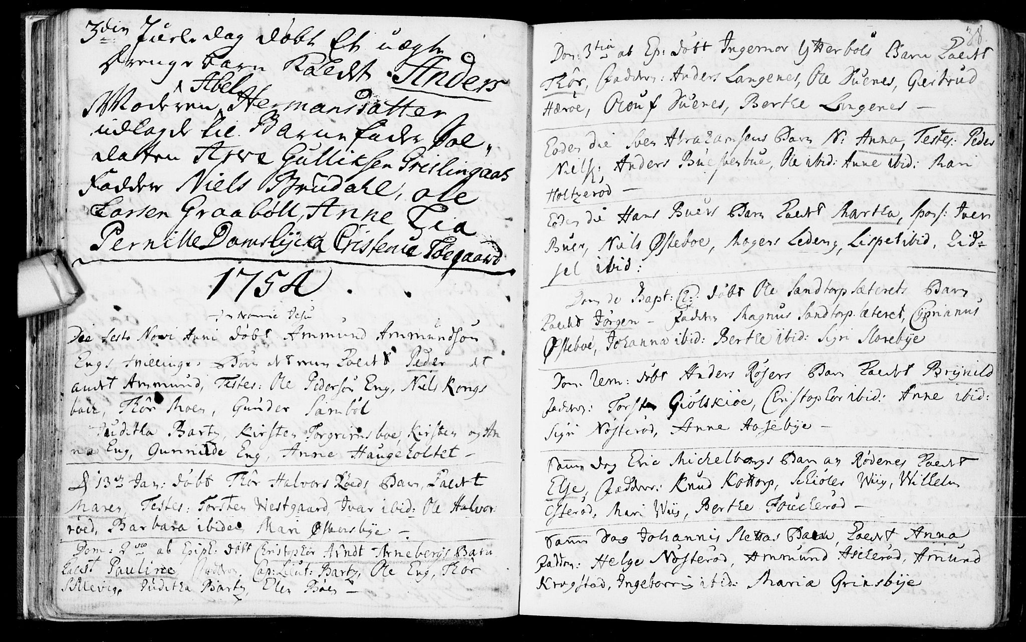 Aremark prestekontor Kirkebøker, AV/SAO-A-10899/F/Fb/L0002: Parish register (official) no.  II 2, 1745-1795, p. 38