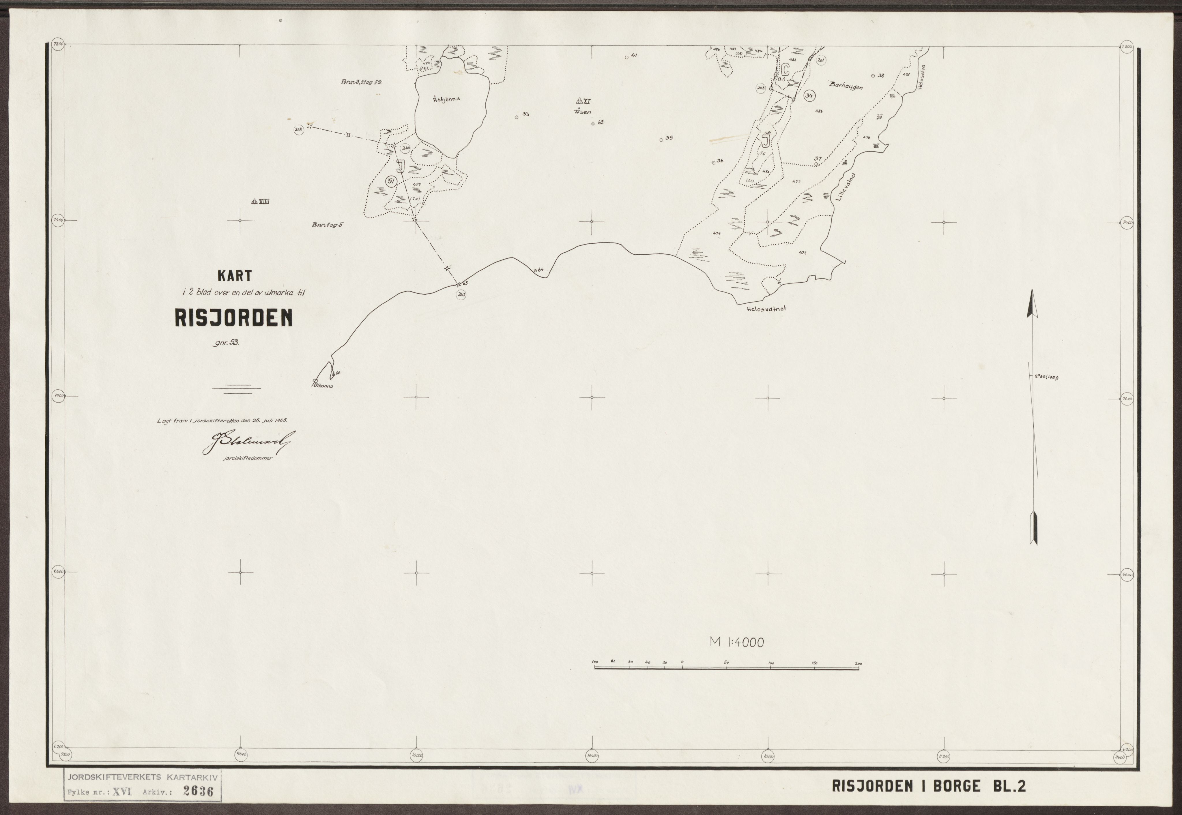 Jordskifteverkets kartarkiv, RA/S-3929/T, 1859-1988, p. 3374