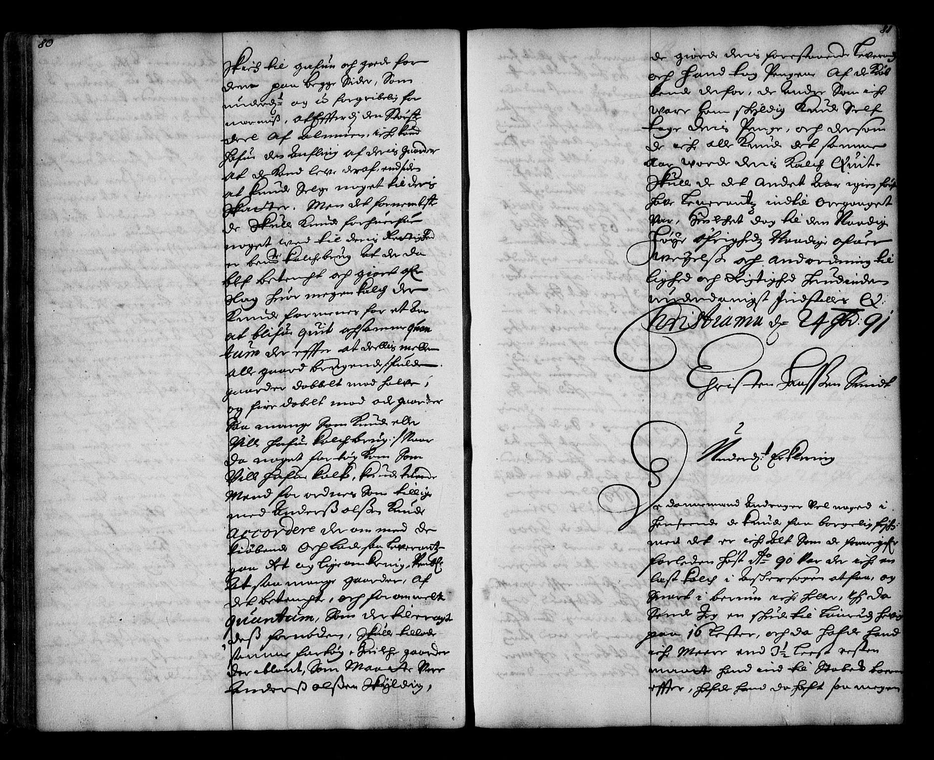 Stattholderembetet 1572-1771, AV/RA-EA-2870/Ae/L0009: Supplikasjons- og resolusjonsprotokoll, 1691-1692, p. 80-81