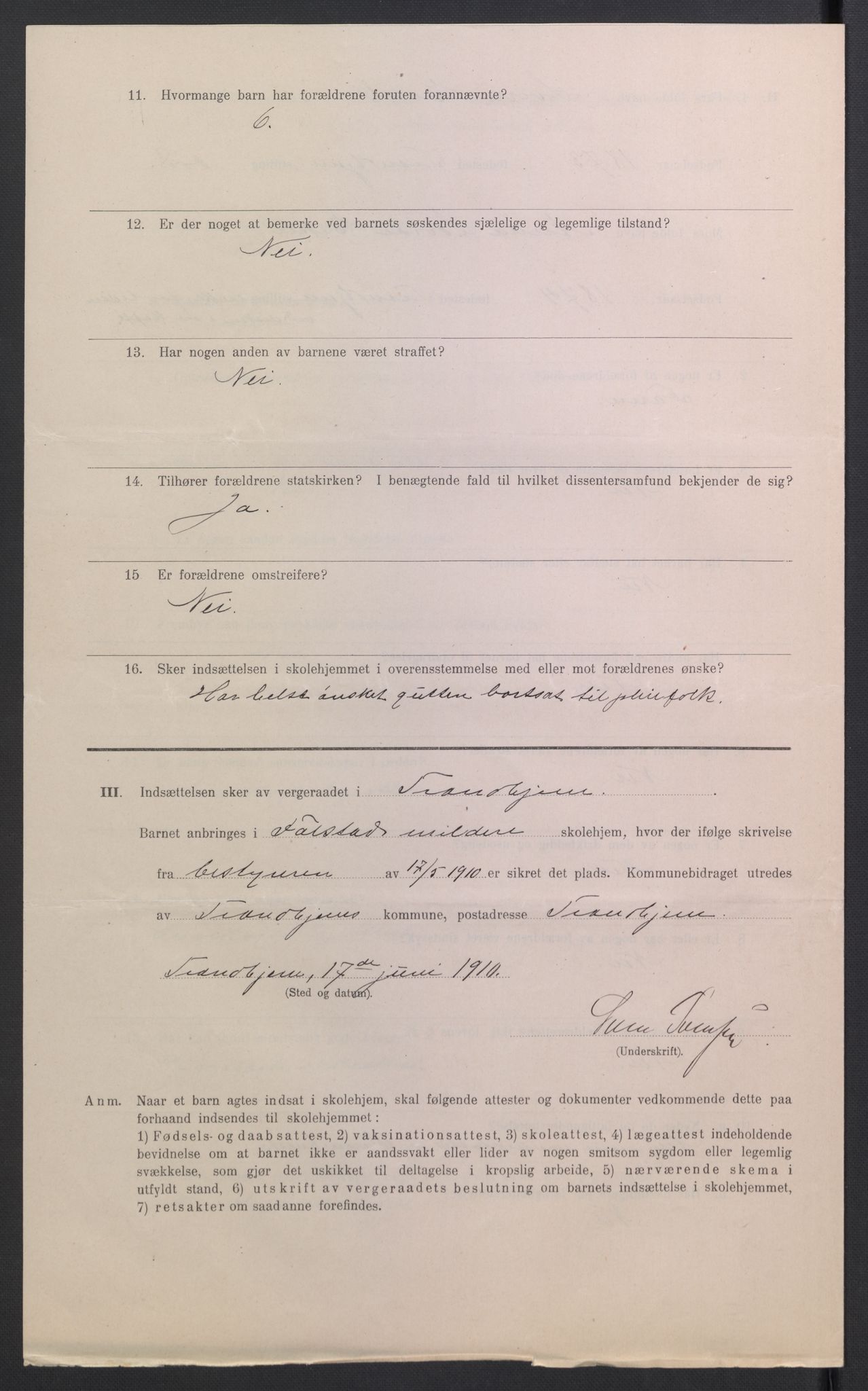 Falstad skolehjem, RA/S-1676/E/Eb/L0010: Elevmapper løpenr. 210-239, 1910-1917, p. 120