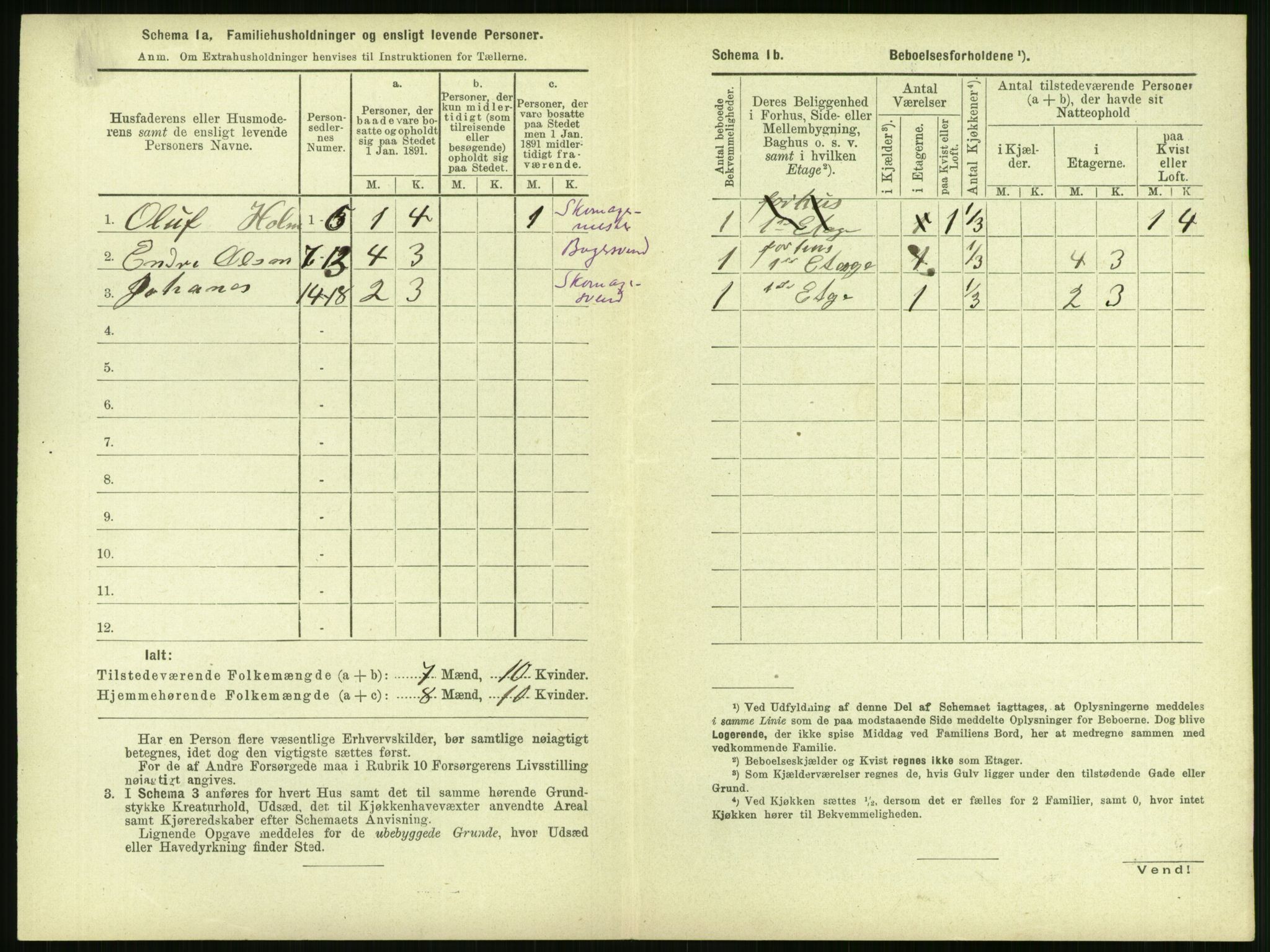 RA, 1891 census for 1106 Haugesund, 1891, p. 680