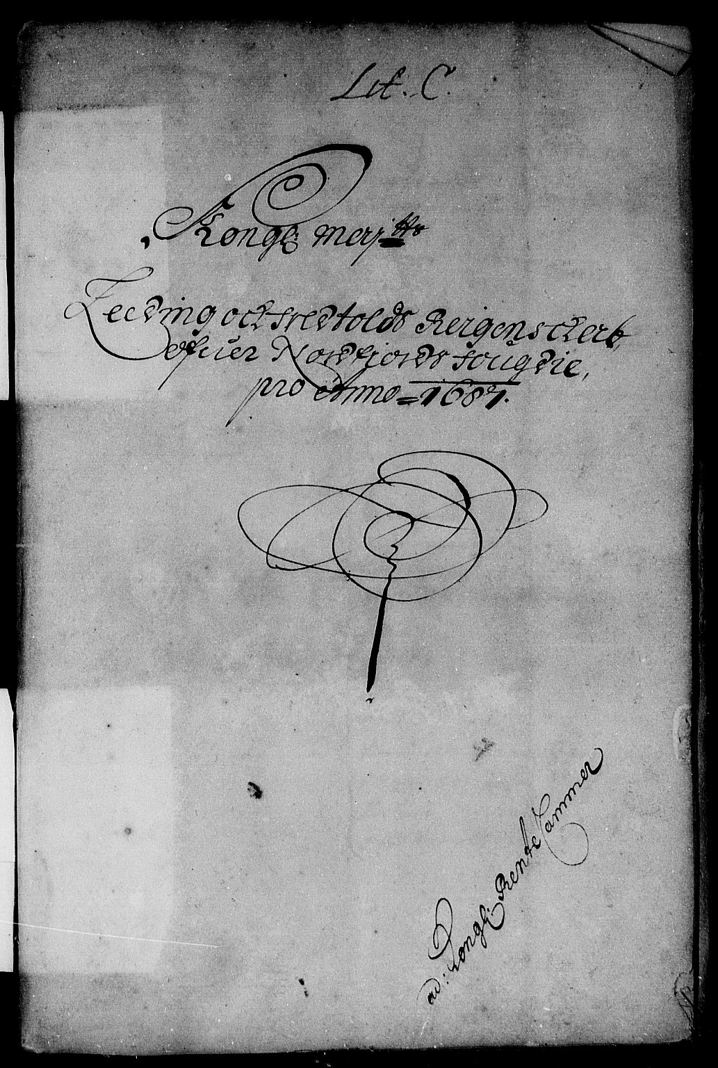 Rentekammeret inntil 1814, Reviderte regnskaper, Stiftamtstueregnskaper, Bergen stiftamt, AV/RA-EA-6043/R/Rc/L0084: Bergen stiftamt, 1687