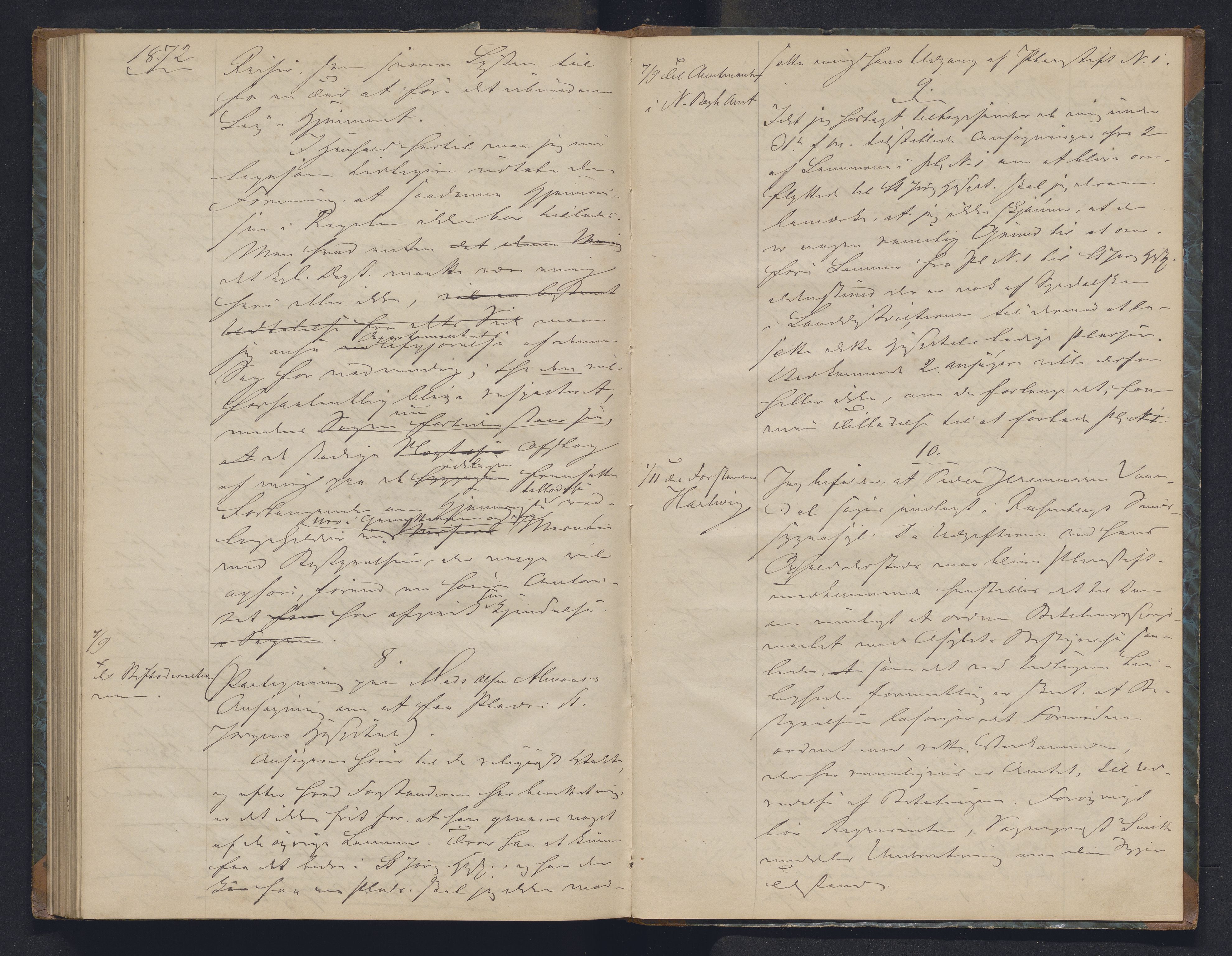 Lepraarkiver - Overlegen for den spedalske sykdom, AV/SAB-A-61001/B.b/L0006: Kopibok, 1860-1874