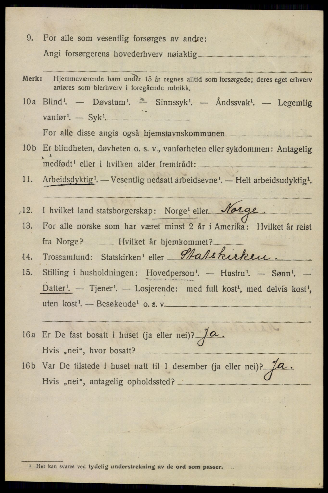 SAO, 1920 census for Kristiania, 1920, p. 197782