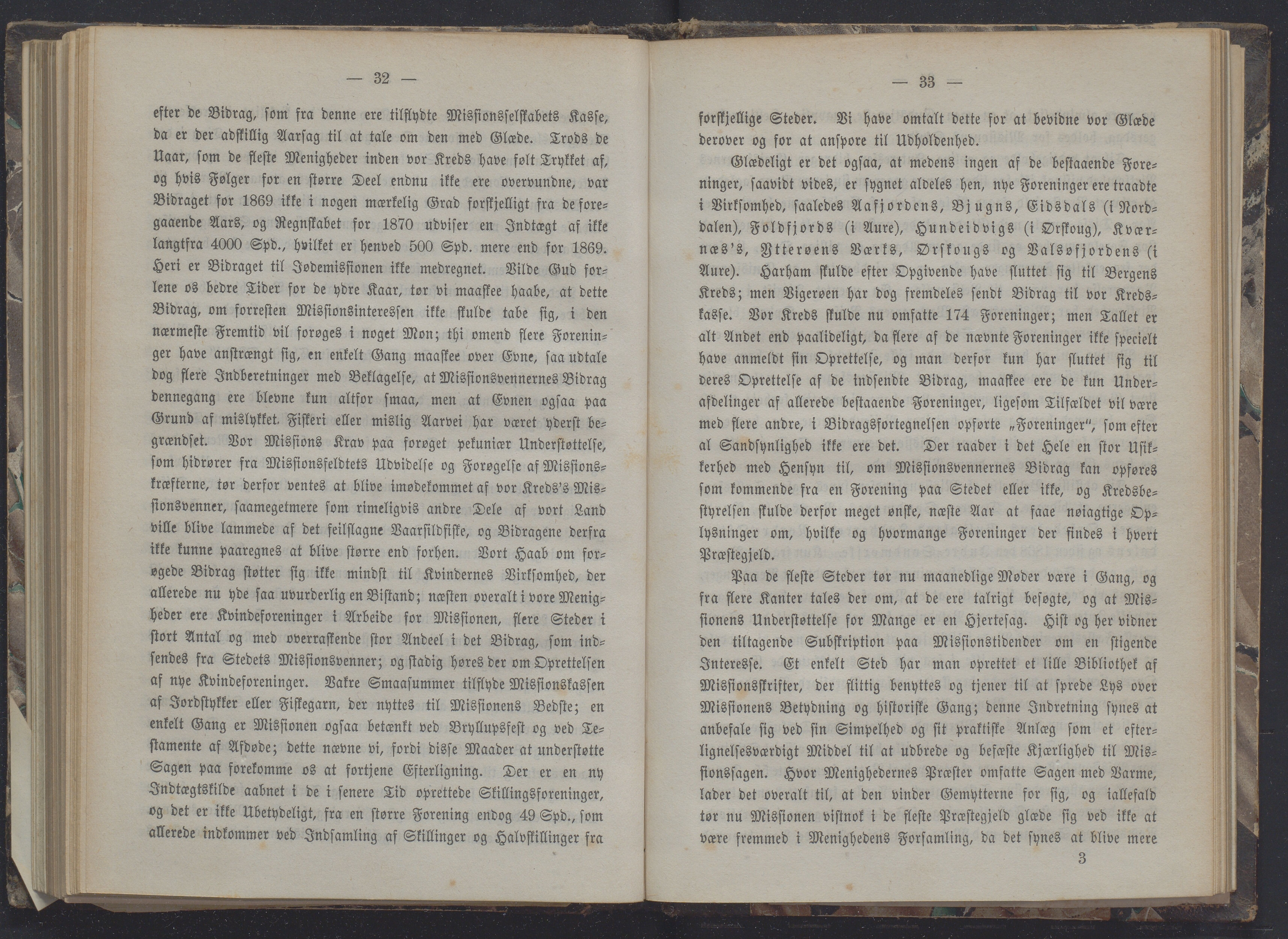 Det Norske Misjonsselskap - hovedadministrasjonen, VID/MA-A-1045/D/Db/Dba/L0337/0010: Beretninger, Bøker, Skrifter o.l   / Årsberetninger 29 , 1871, p. 32-33