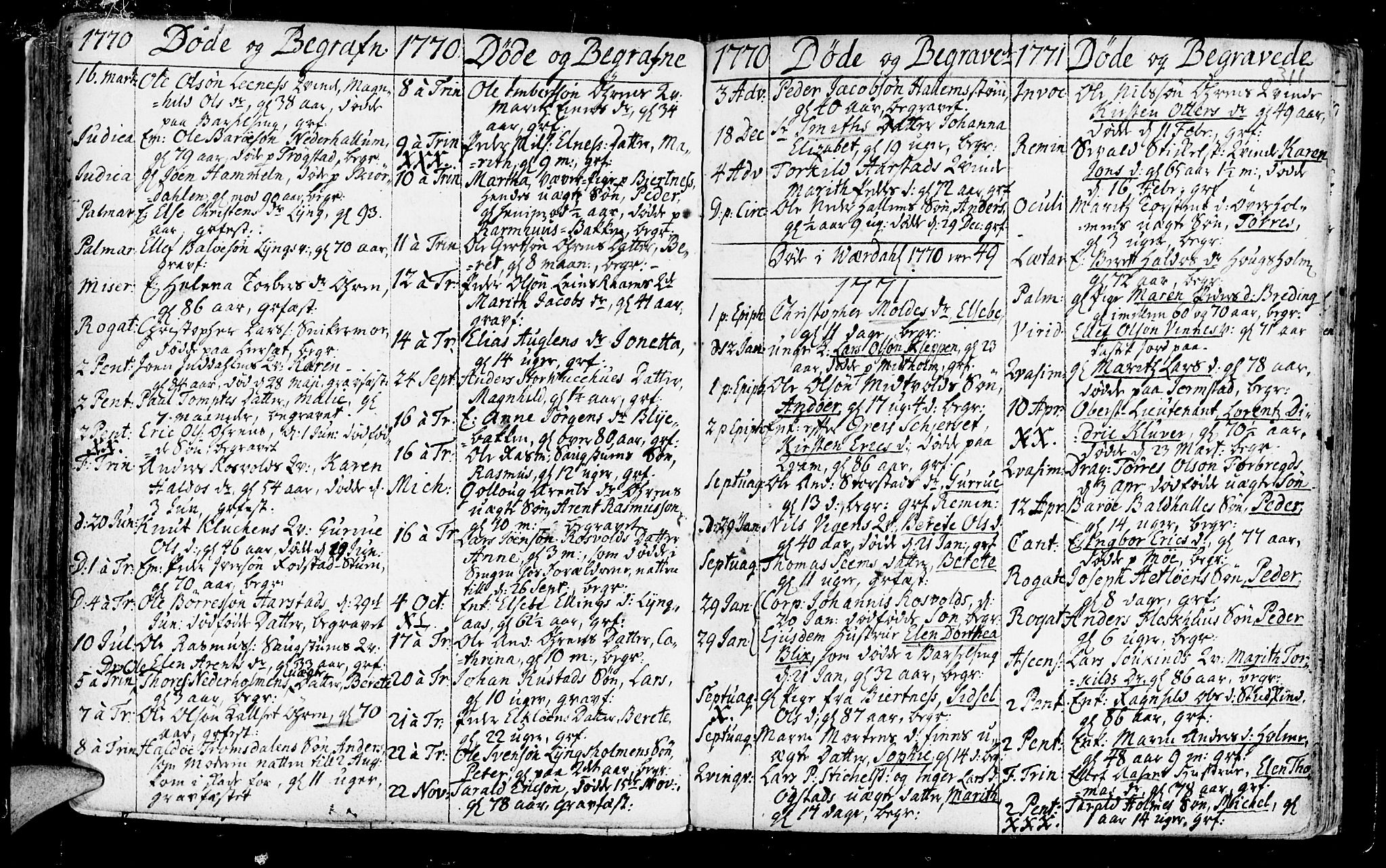Ministerialprotokoller, klokkerbøker og fødselsregistre - Nord-Trøndelag, SAT/A-1458/723/L0231: Parish register (official) no. 723A02, 1748-1780, p. 311