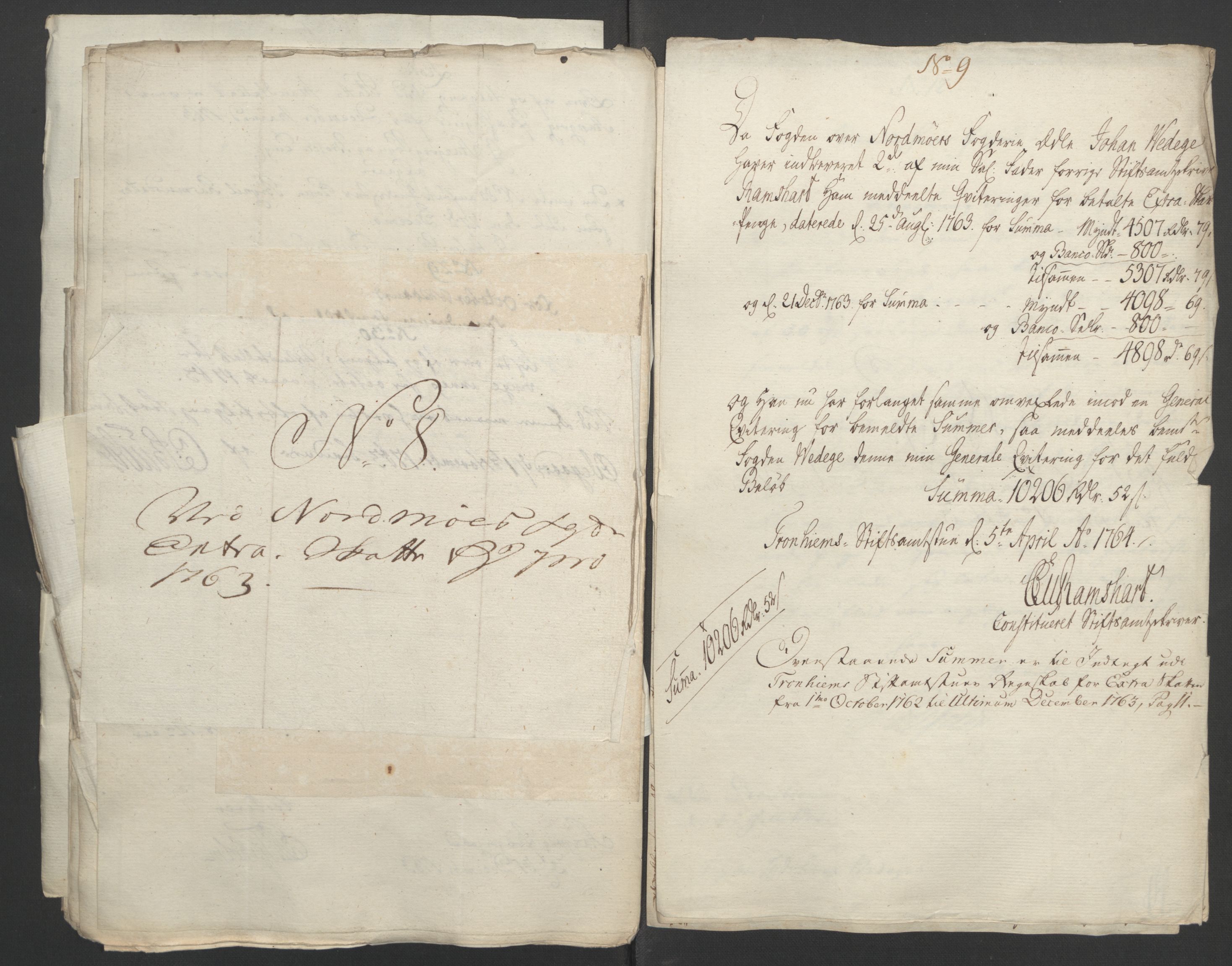 Rentekammeret inntil 1814, Reviderte regnskaper, Fogderegnskap, RA/EA-4092/R56/L3841: Ekstraskatten Nordmøre, 1762-1763, p. 345