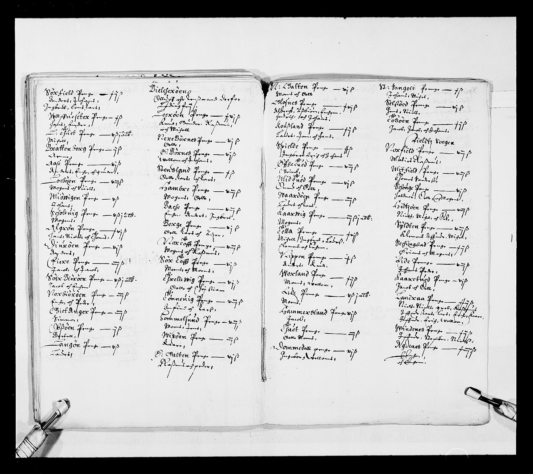 Stattholderembetet 1572-1771, RA/EA-2870/Ek/L0025/0001: Jordebøker 1633-1658: / Jordebøker for Bergenhus len, 1645-1646, p. 110