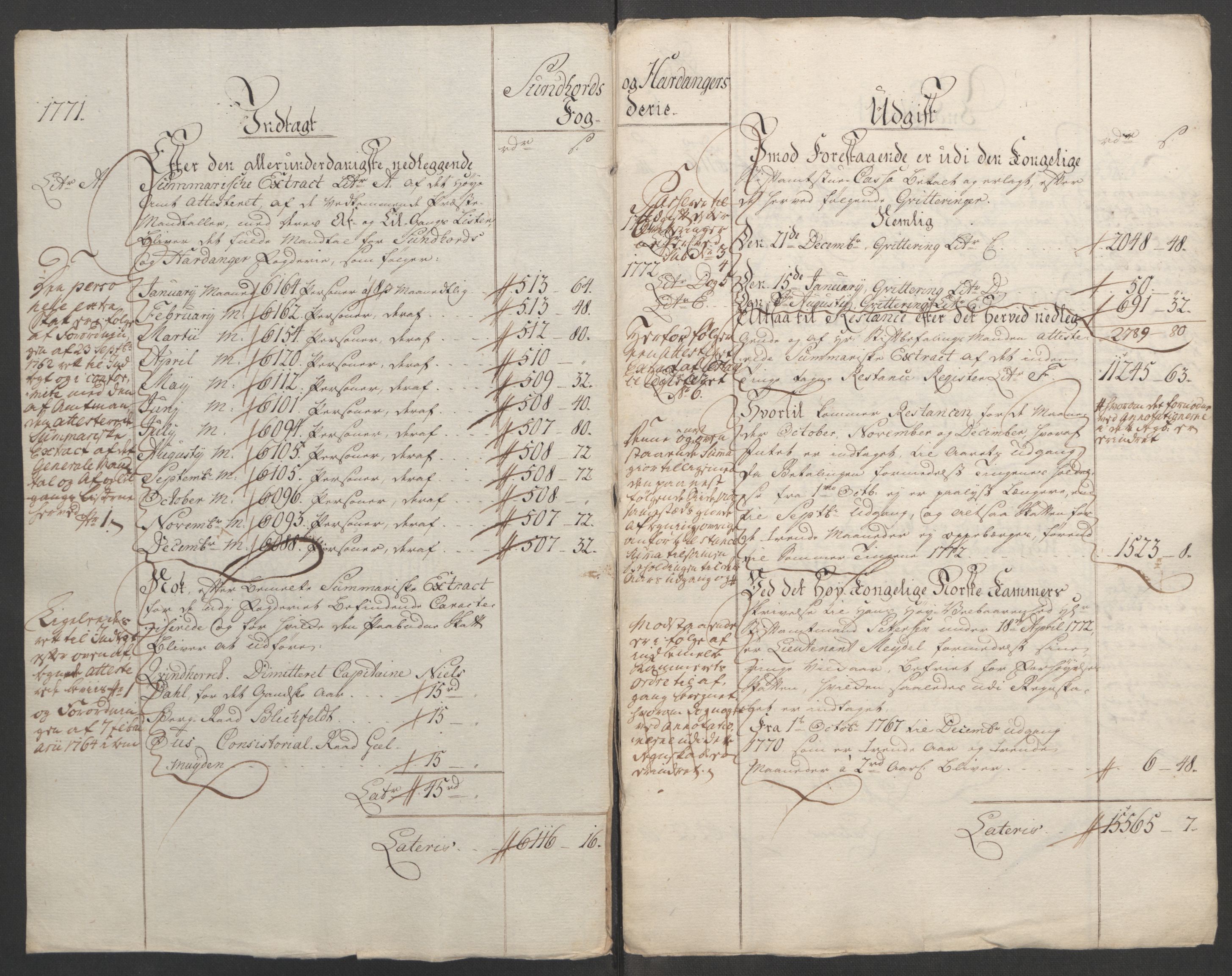 Rentekammeret inntil 1814, Reviderte regnskaper, Fogderegnskap, RA/EA-4092/R48/L3136: Ekstraskatten Sunnhordland og Hardanger, 1762-1772, p. 239