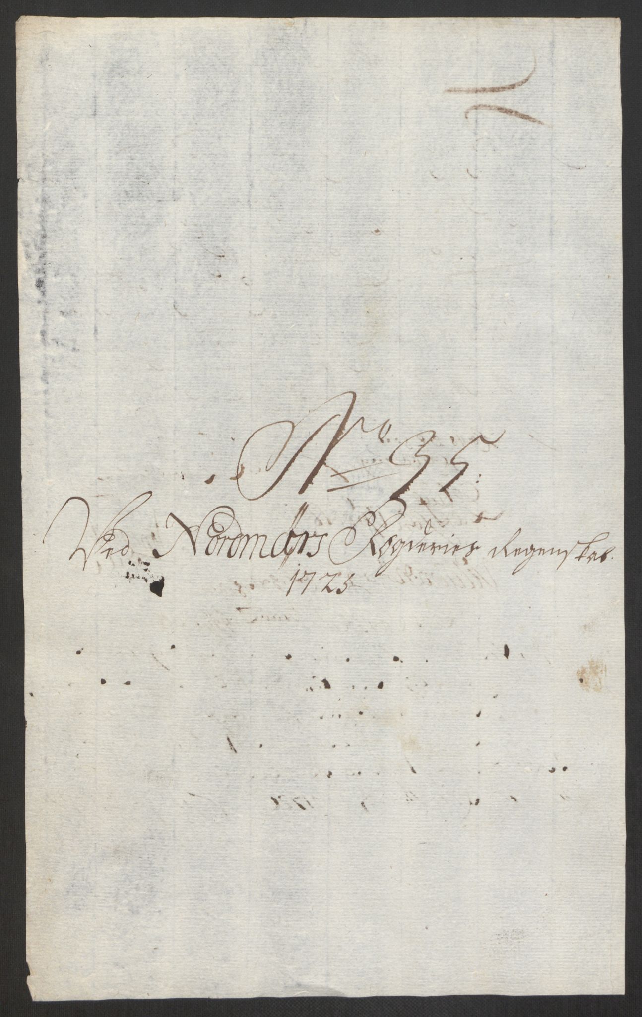 Rentekammeret inntil 1814, Reviderte regnskaper, Fogderegnskap, RA/EA-4092/R56/L3758: Fogderegnskap Nordmøre, 1725, p. 252