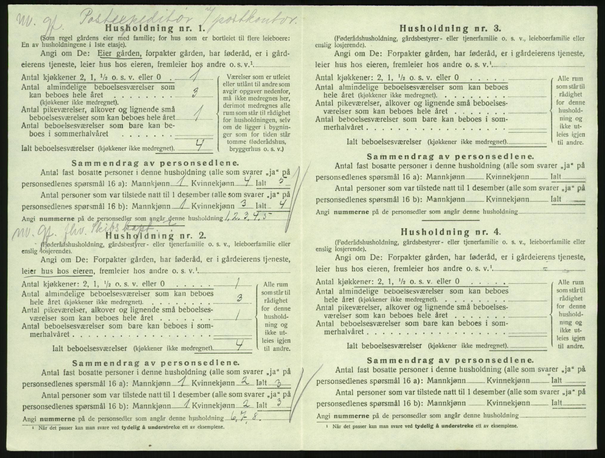 SAKO, 1920 census for Hedrum, 1920, p. 478