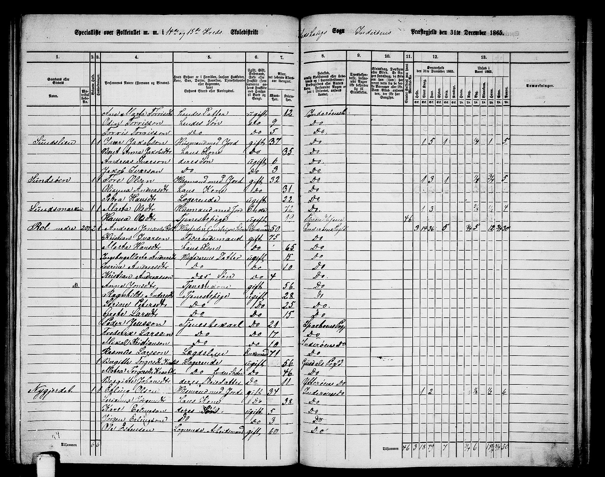 RA, 1865 census for Inderøy, 1865, p. 181