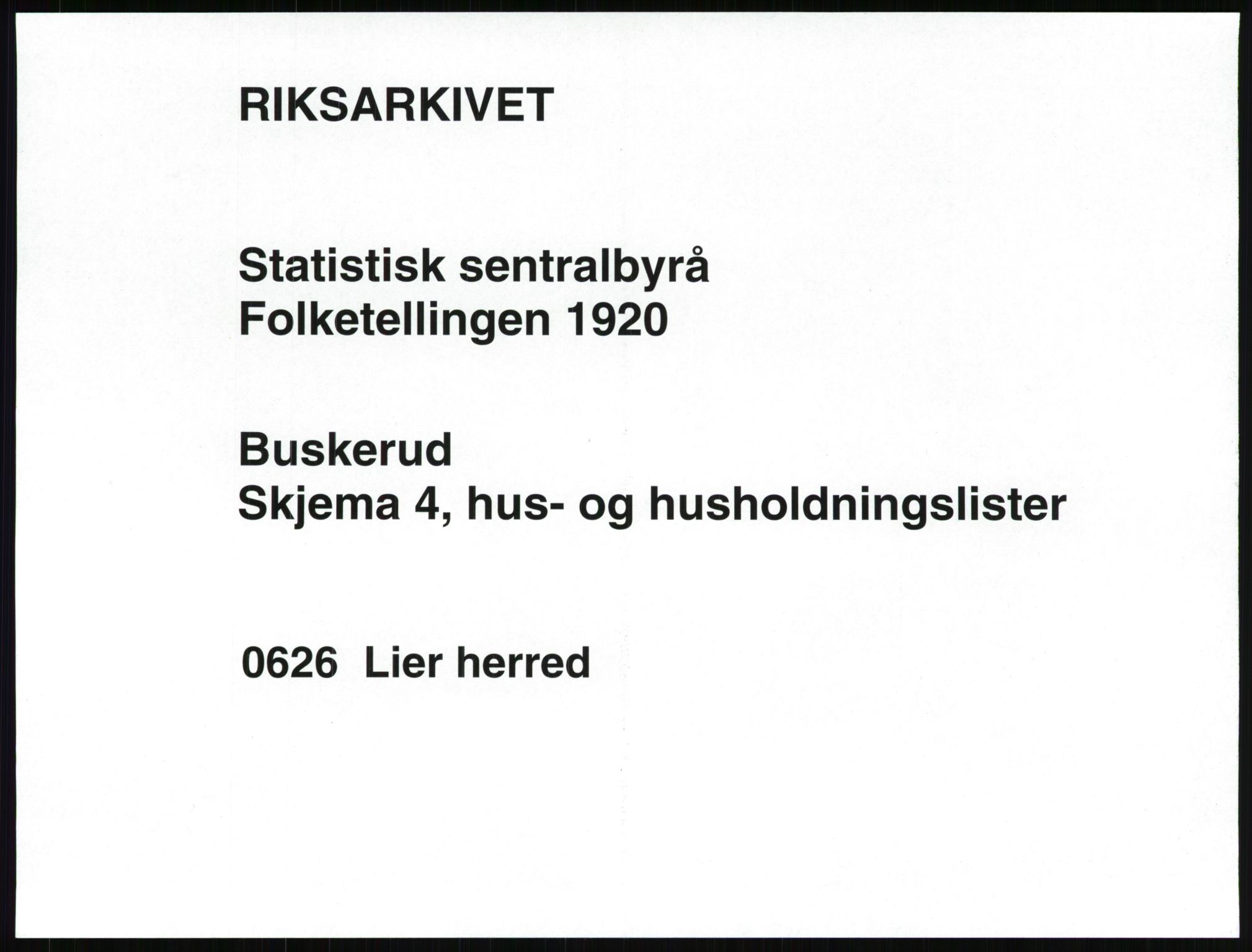 SAKO, 1920 census for Lier, 1920, p. 79