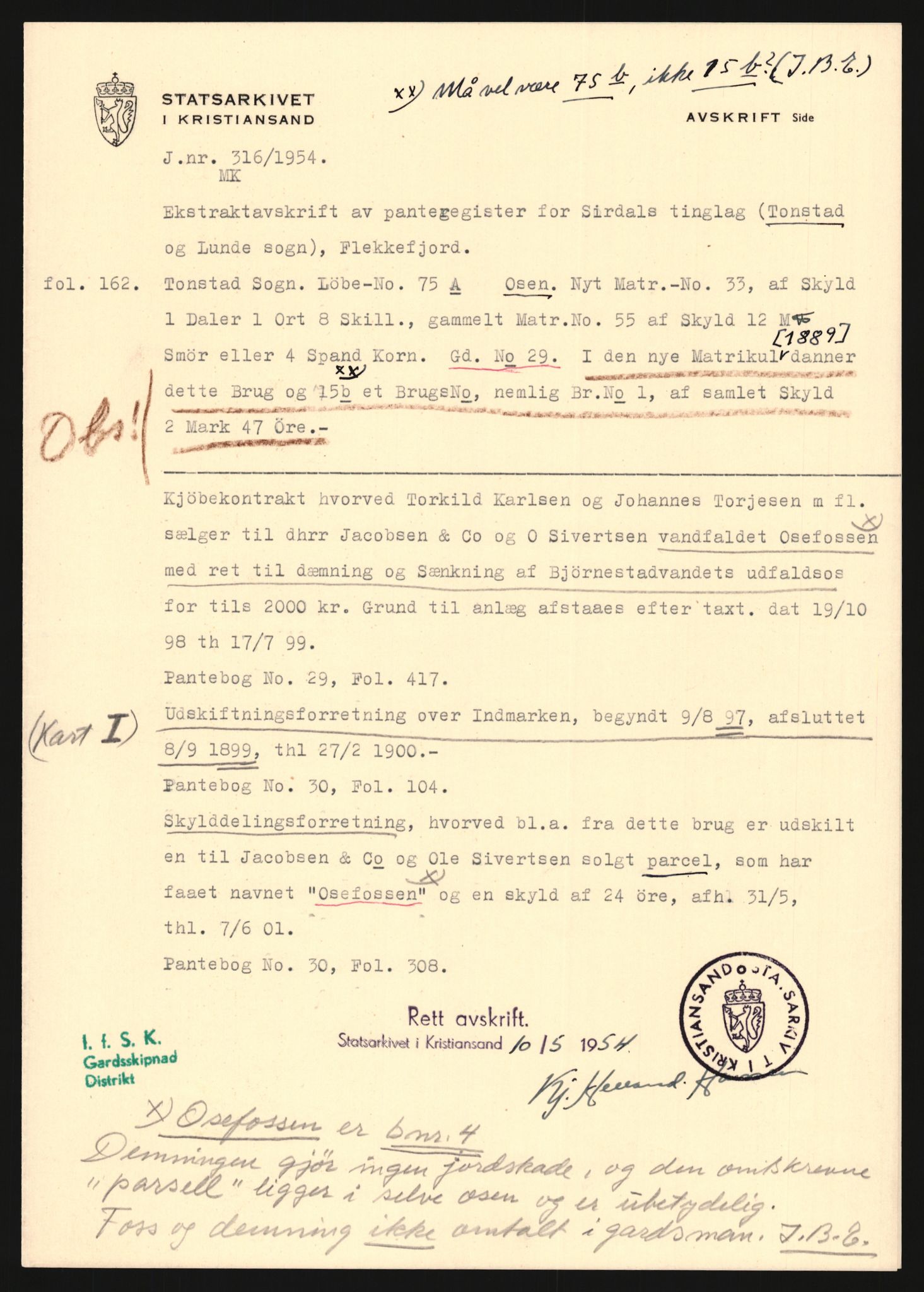 Instituttet for sammenlignende kulturforskning, AV/RA-PA-0424/H/L0169: Eske D159: Manuskripter (1.trykk) distriktsgransking, 1922-1990, p. 669