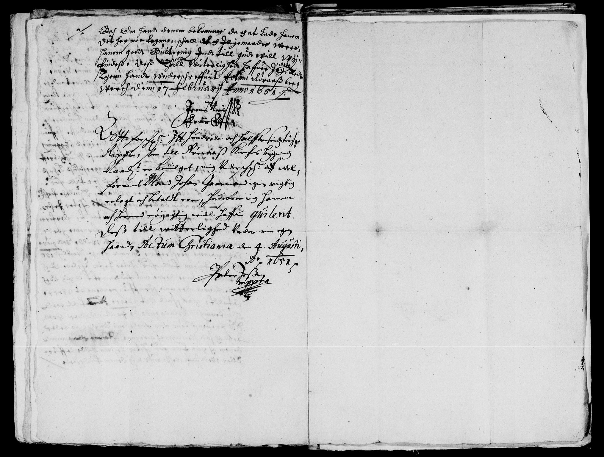 Rentekammeret inntil 1814, Reviderte regnskaper, Lensregnskaper, AV/RA-EA-5023/R/Rb/Rba/L0234: Akershus len, 1651-1656