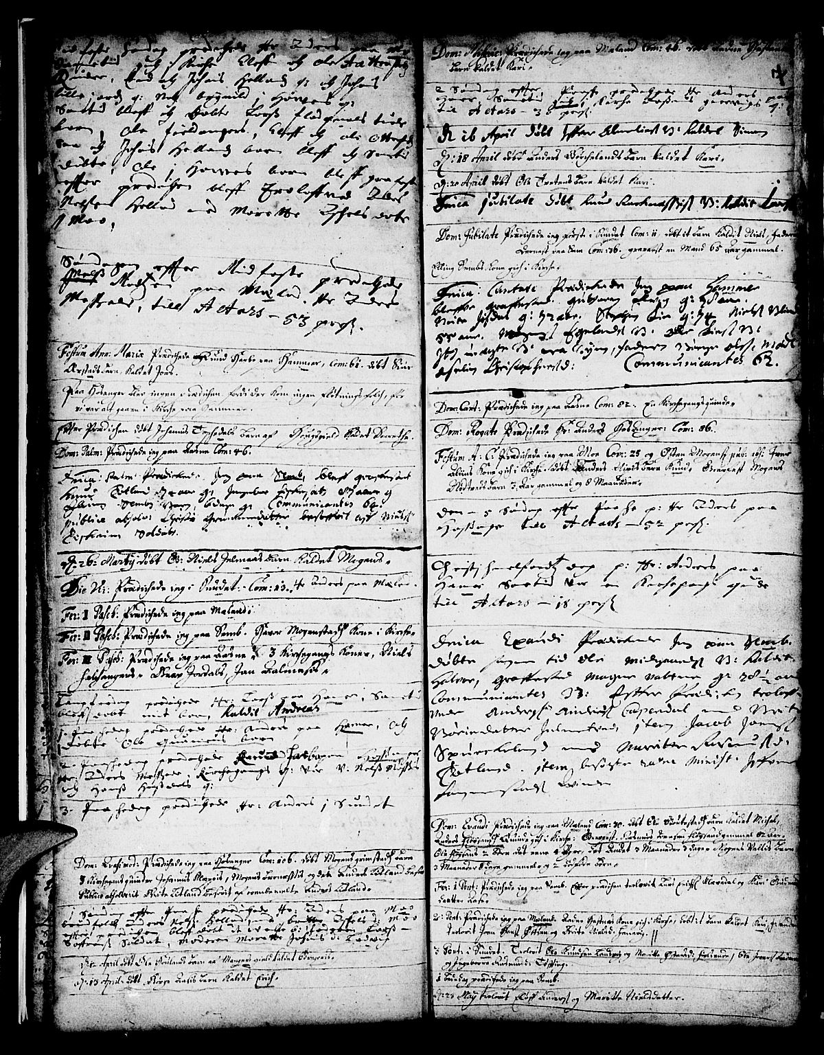 Hamre sokneprestembete, AV/SAB-A-75501/H/Ha/Haa/Haaa/L0001: Parish register (official) no. A 1, 1677-1691, p. 7