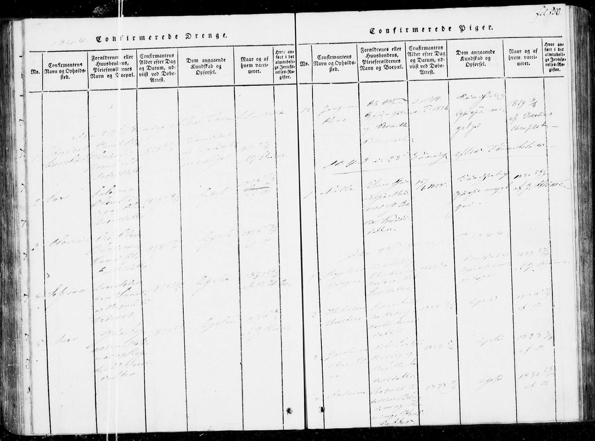 Ministerialprotokoller, klokkerbøker og fødselsregistre - Møre og Romsdal, AV/SAT-A-1454/537/L0517: Parish register (official) no. 537A01, 1818-1862, p. 250