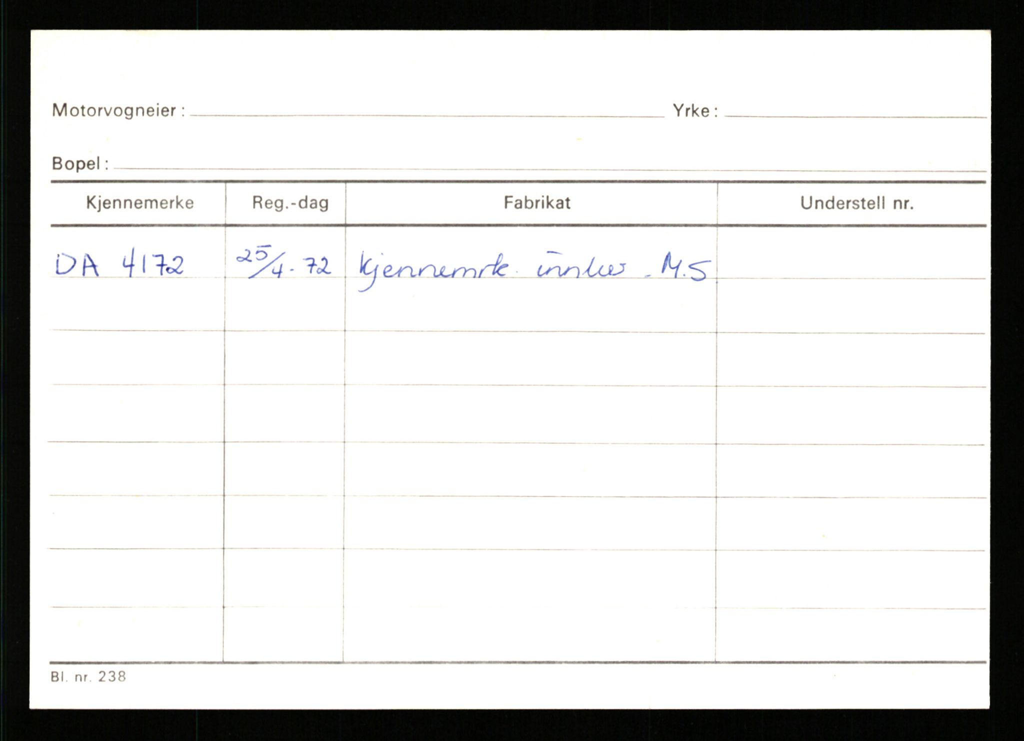 Stavanger trafikkstasjon, AV/SAST-A-101942/0/G/L0001: Registreringsnummer: 0 - 5782, 1930-1971, p. 2565