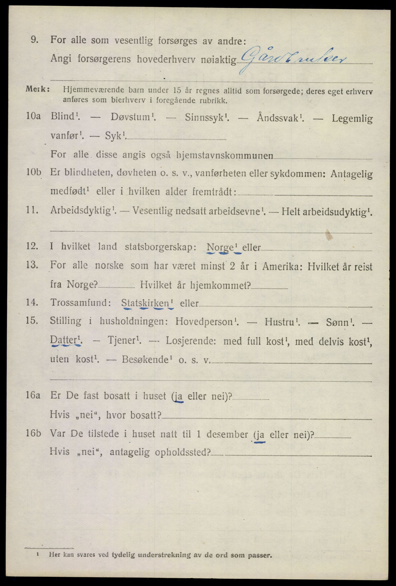 SAKO, 1920 census for Andebu, 1920, p. 6043