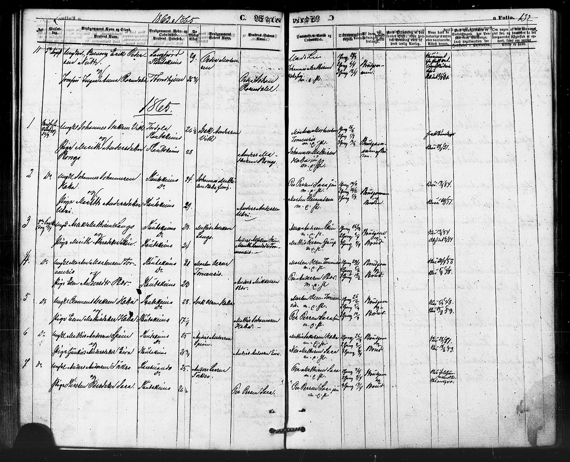 Kautokeino sokneprestembete, SATØ/S-1340/H/Ha/L0003.kirke: Parish register (official) no. 3, 1862-1879, p. 132