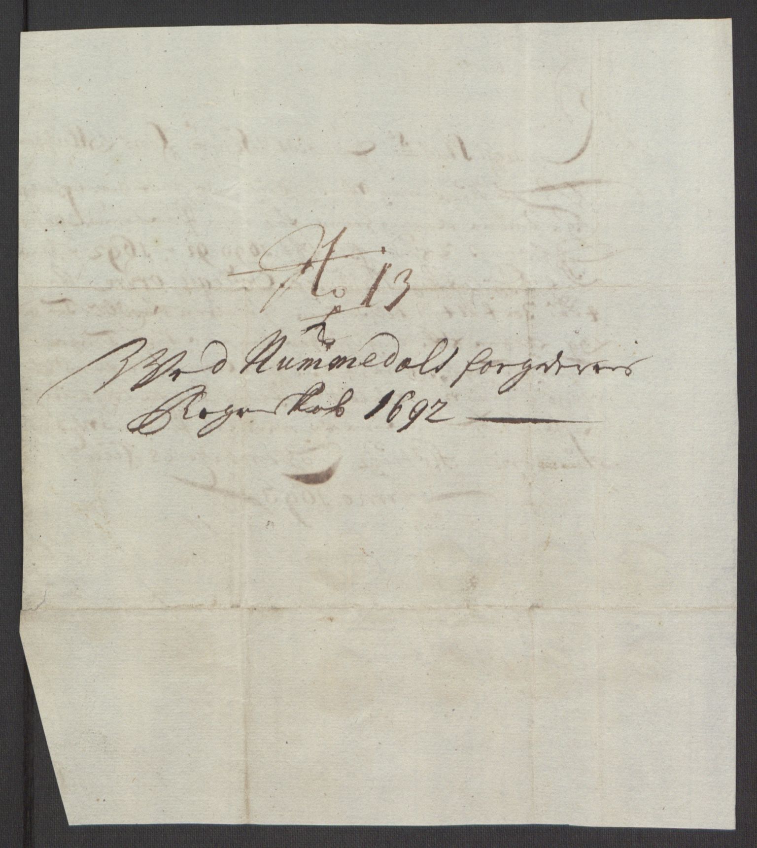 Rentekammeret inntil 1814, Reviderte regnskaper, Fogderegnskap, AV/RA-EA-4092/R64/L4424: Fogderegnskap Namdal, 1692-1695, p. 163