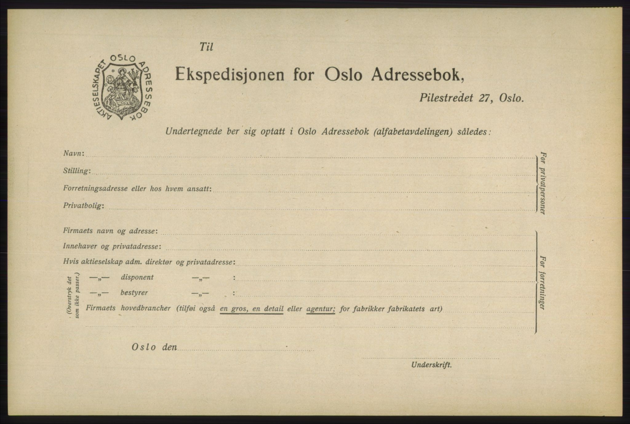 Kristiania/Oslo adressebok, PUBL/-, 1934