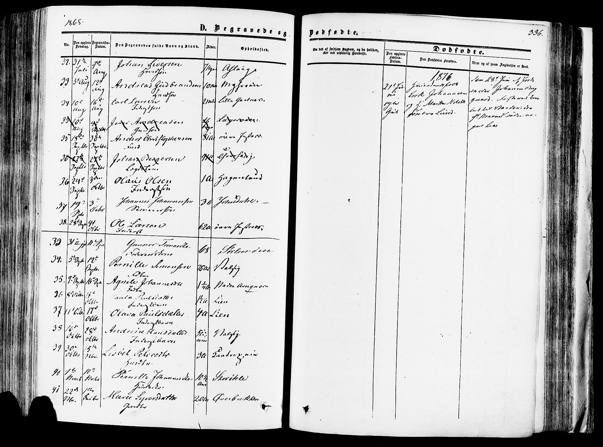 Vang prestekontor, Hedmark, AV/SAH-PREST-008/H/Ha/Haa/L0013: Parish register (official) no. 13, 1855-1879, p. 336