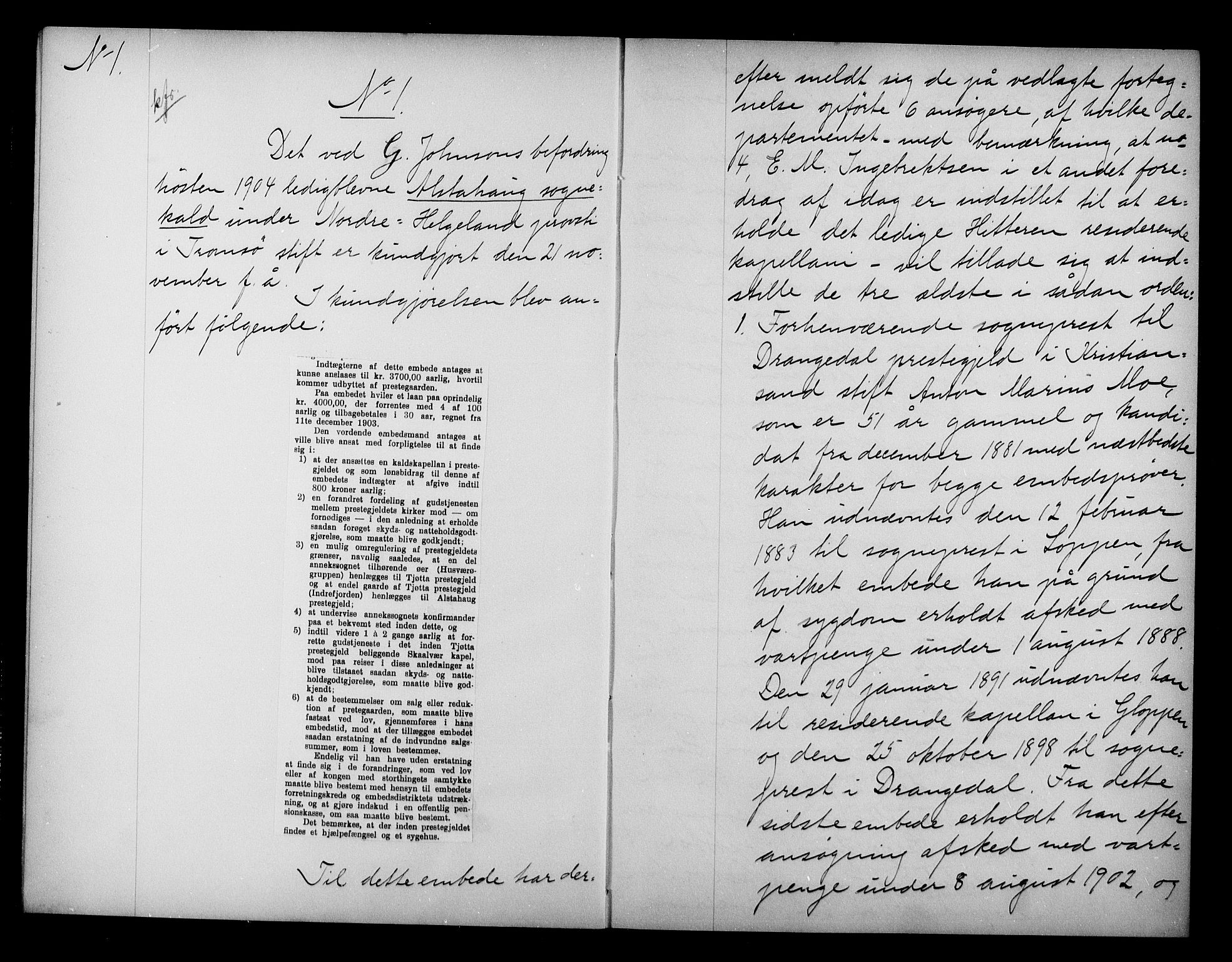 Kirke- og undervisningsdepartementet, Kontoret  for kirke og geistlighet A, AV/RA-S-1007/A/Aa/L0292: Referatprotokoll bd. 1. Ref.nr. 1-142, 1907