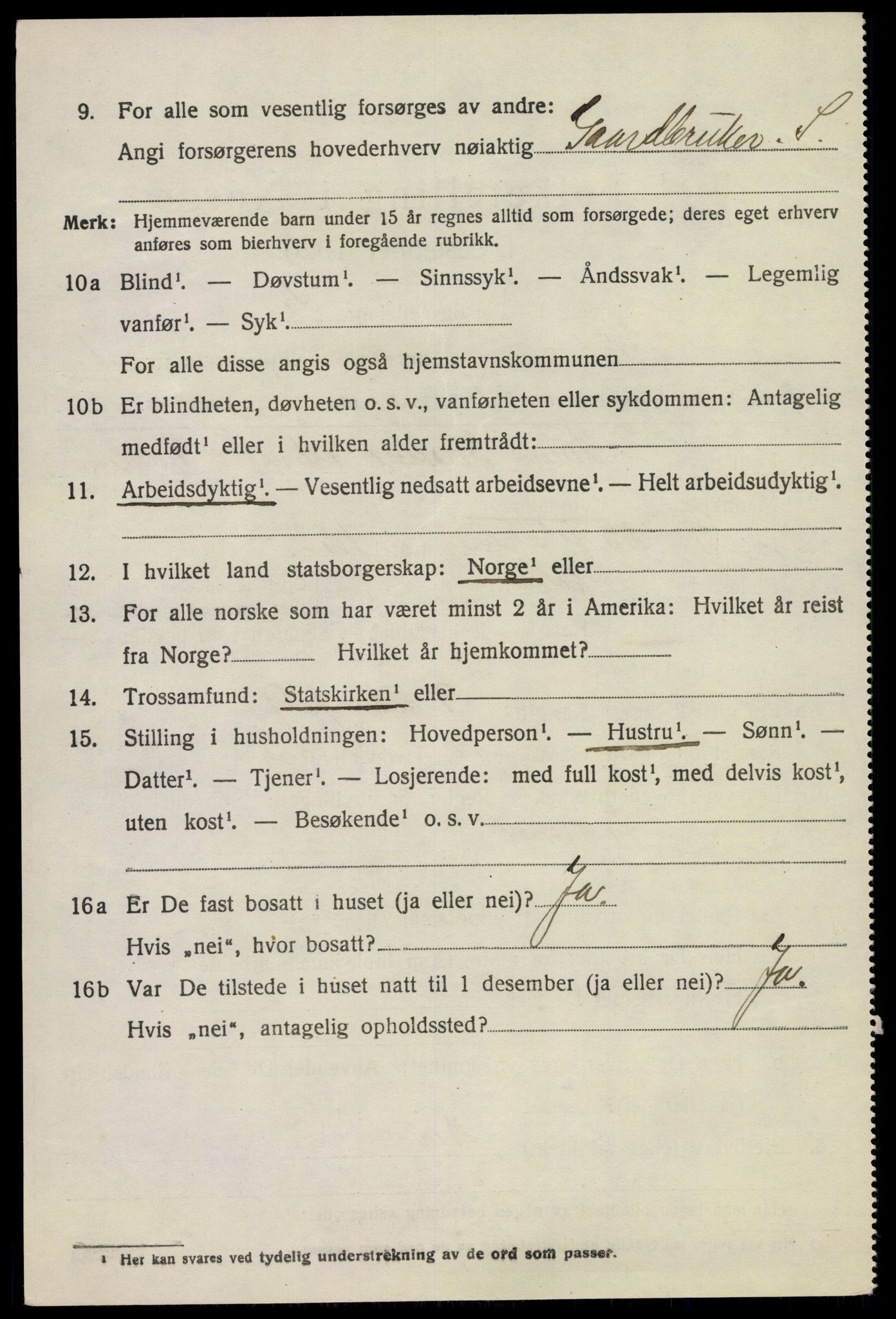 SAKO, 1920 census for Bø (Telemark), 1920, p. 1759