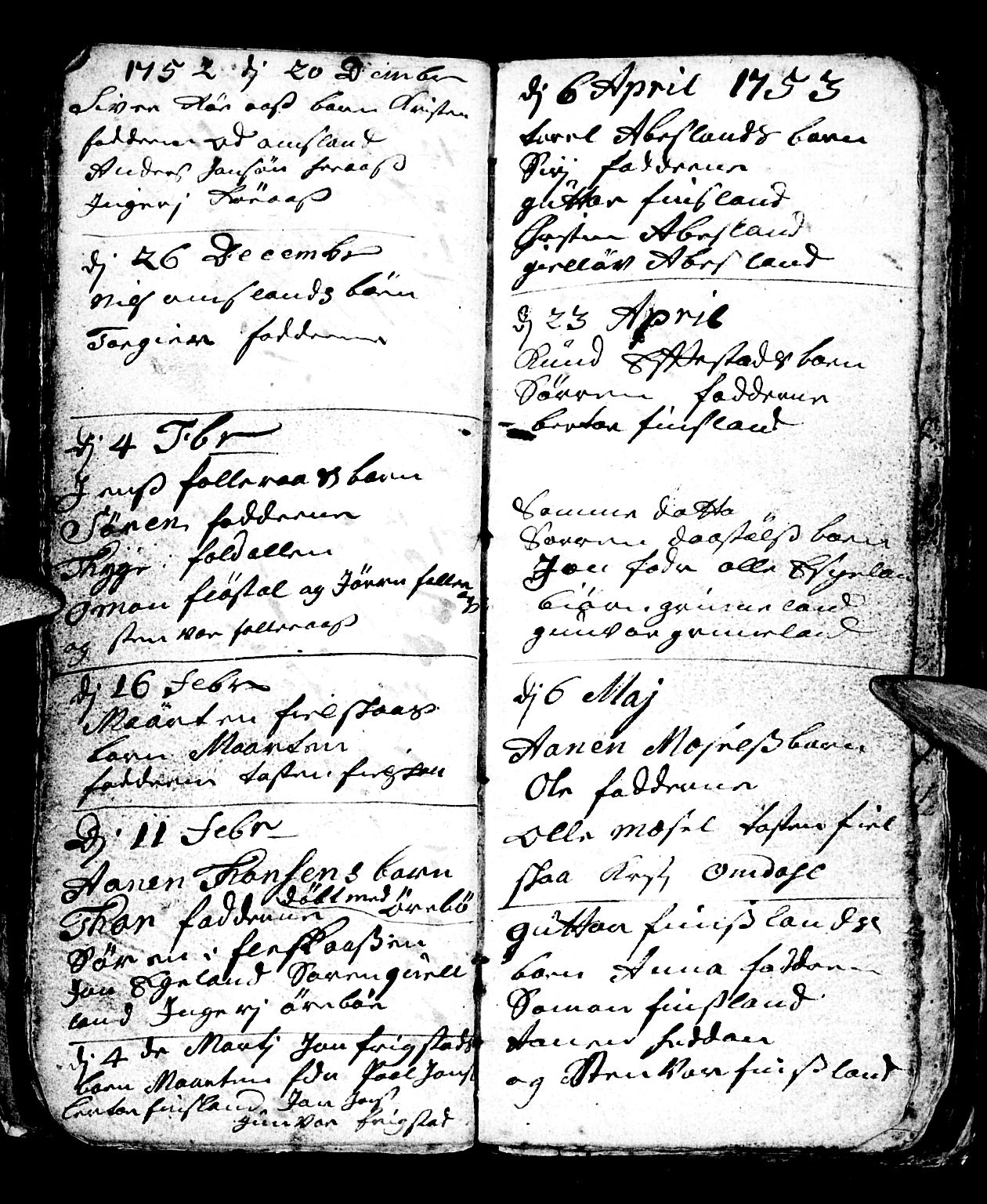 Bjelland sokneprestkontor, AV/SAK-1111-0005/F/Fb/Fbb/L0001: Parish register (copy) no. B 1, 1732-1782, p. 39