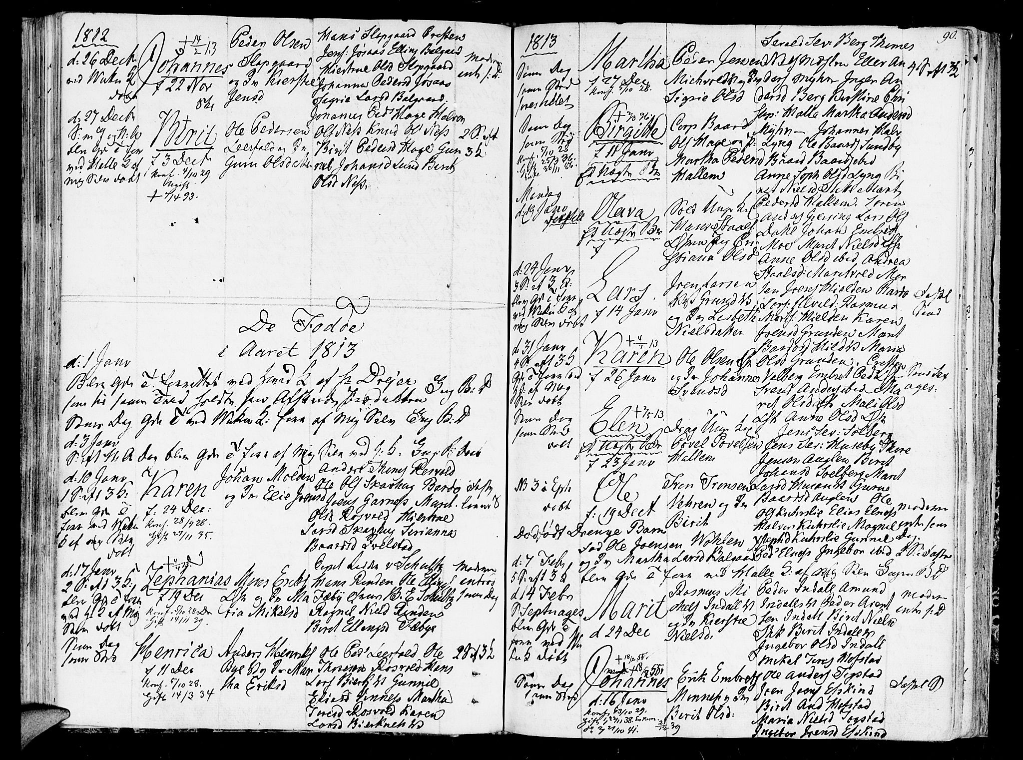 Ministerialprotokoller, klokkerbøker og fødselsregistre - Nord-Trøndelag, SAT/A-1458/723/L0233: Parish register (official) no. 723A04, 1805-1816, p. 90