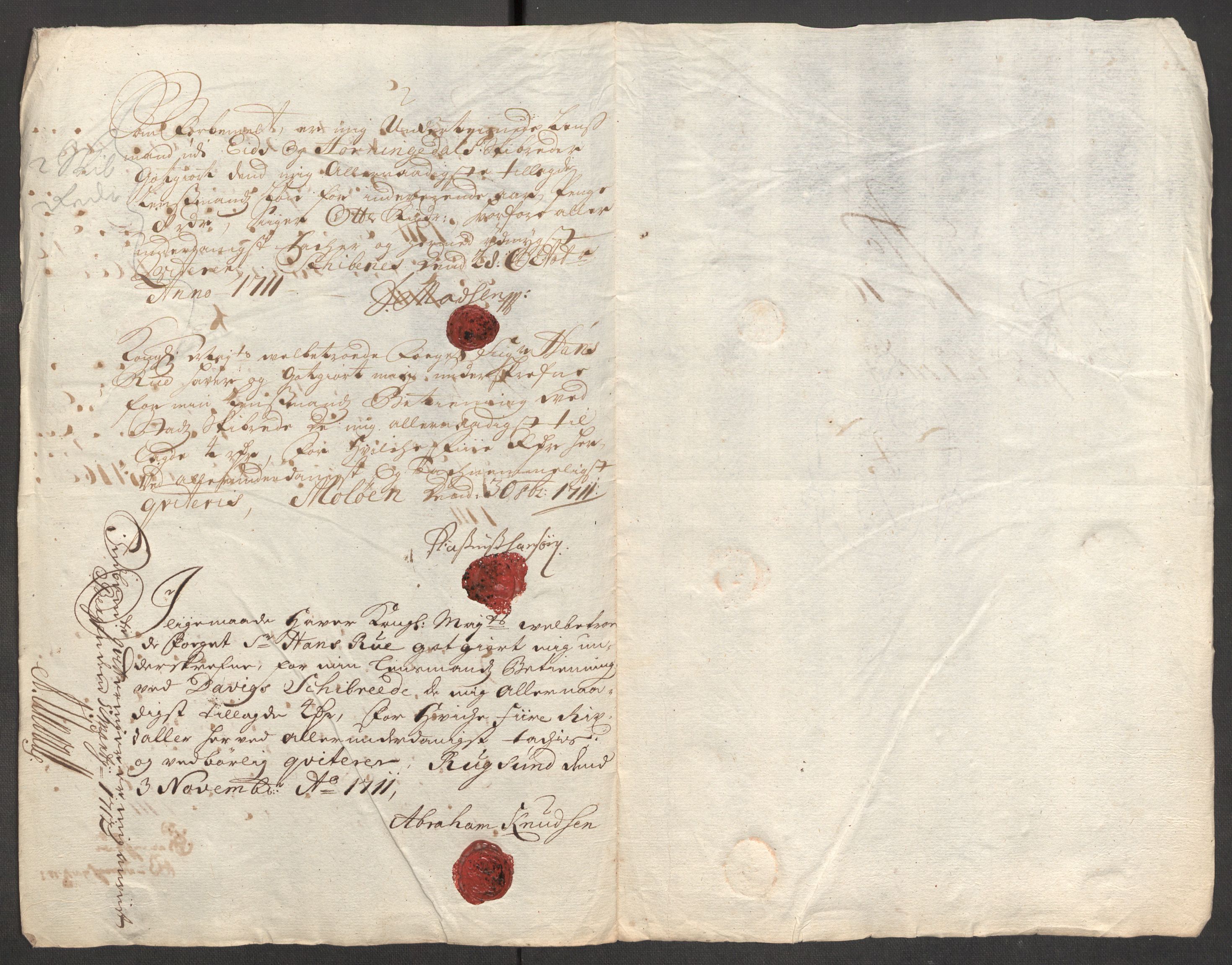 Rentekammeret inntil 1814, Reviderte regnskaper, Fogderegnskap, AV/RA-EA-4092/R53/L3433: Fogderegnskap Sunn- og Nordfjord, 1710-1711, p. 515