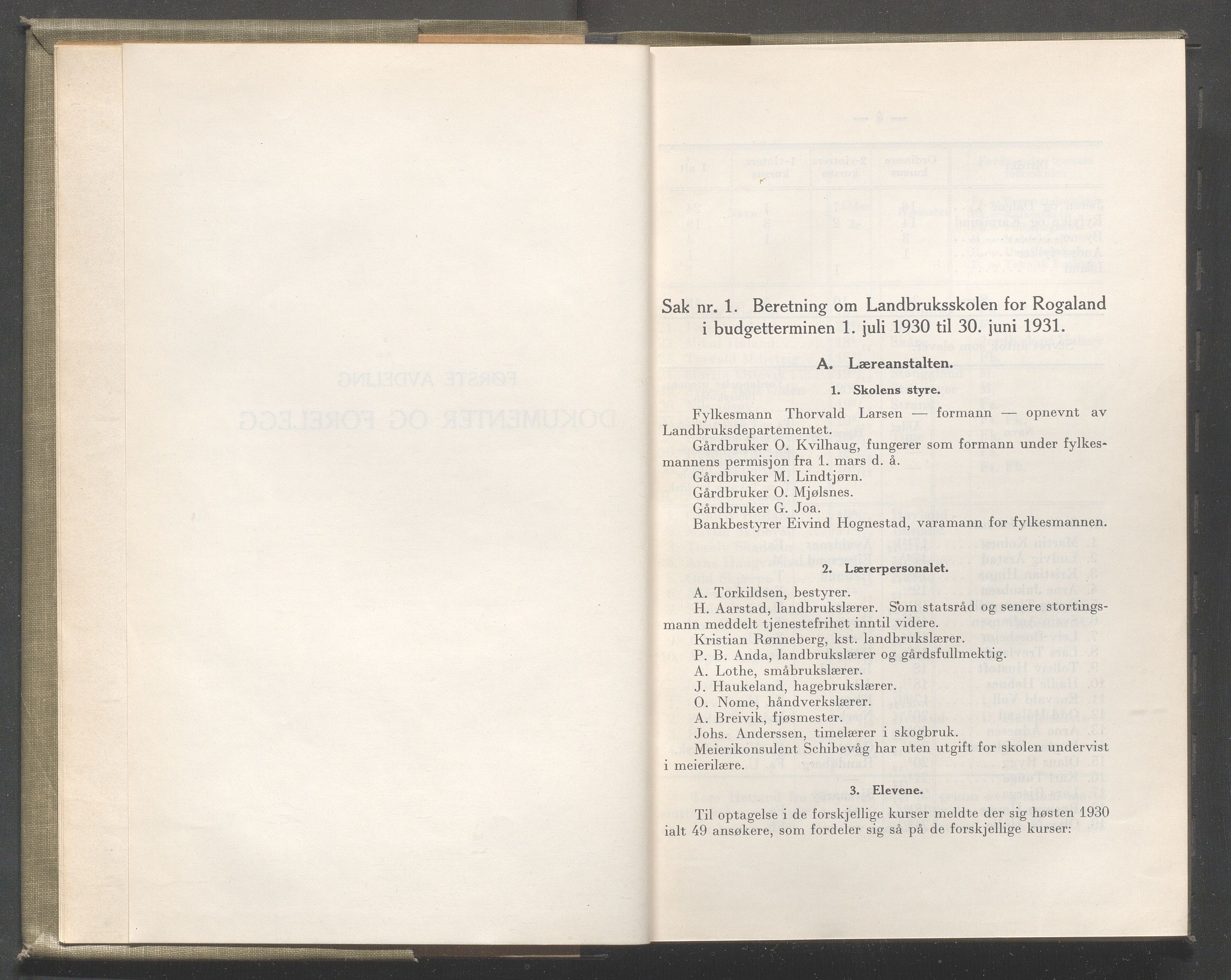 Rogaland fylkeskommune - Fylkesrådmannen , IKAR/A-900/A/Aa/Aaa/L0051: Møtebok , 1932, p. 2-3