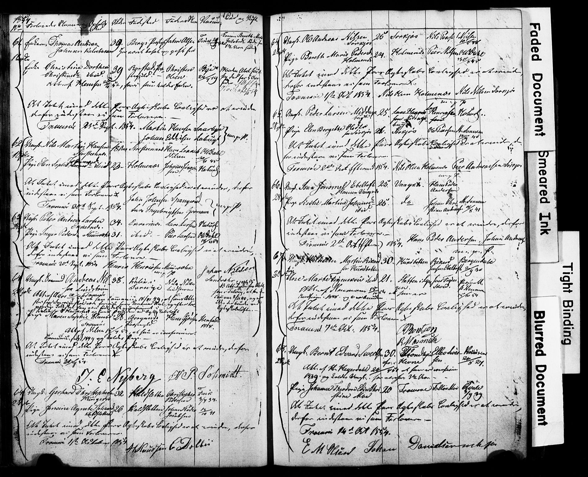 Tromsø sokneprestkontor/stiftsprosti/domprosti, AV/SATØ-S-1343/H/Hc/L0097: Banns register no. 97, 1851-1872