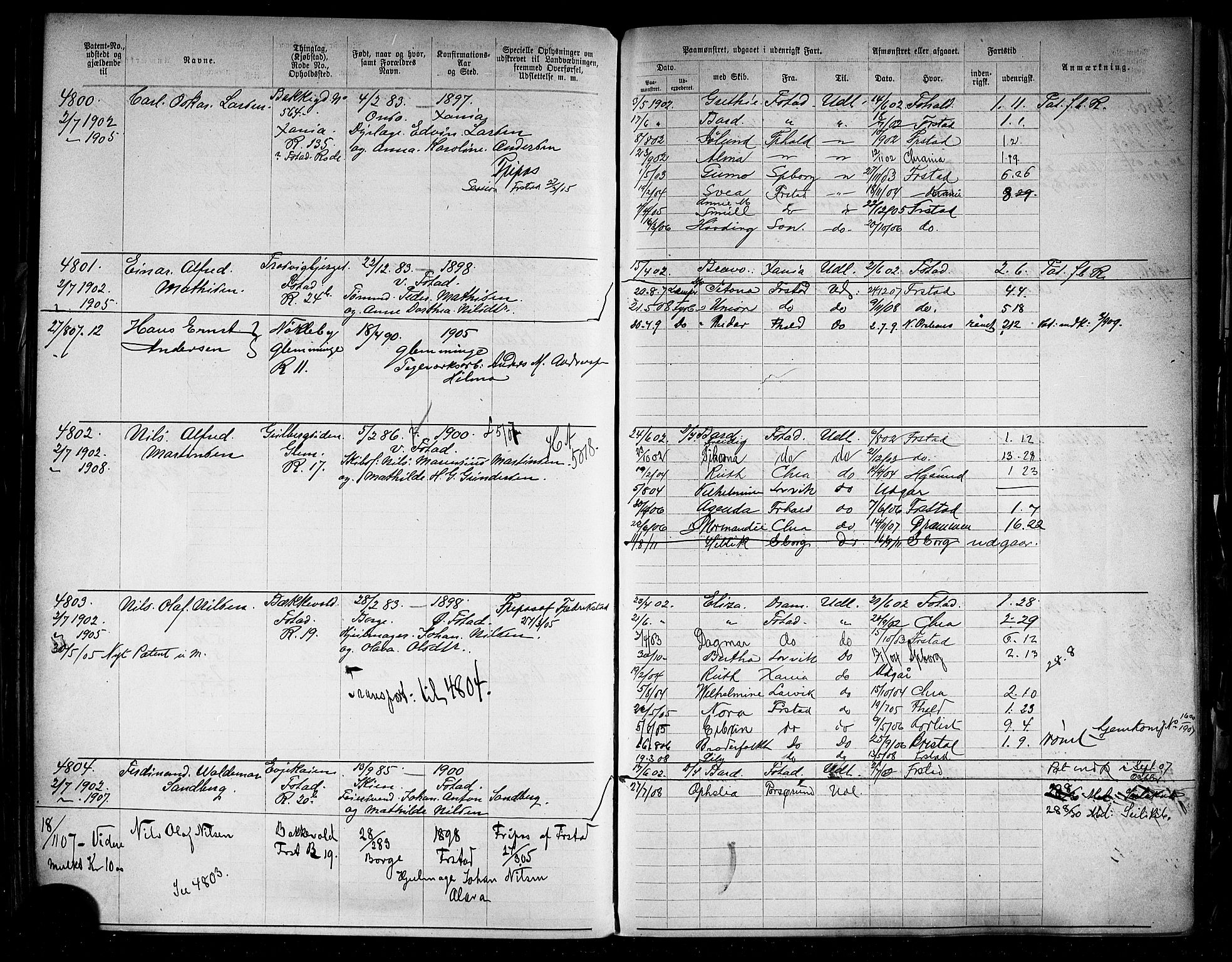 Fredrikstad mønstringskontor, AV/SAO-A-10569b/F/Fc/Fca/L0008: Annotasjonsrulle, 1898-1916, p. 171