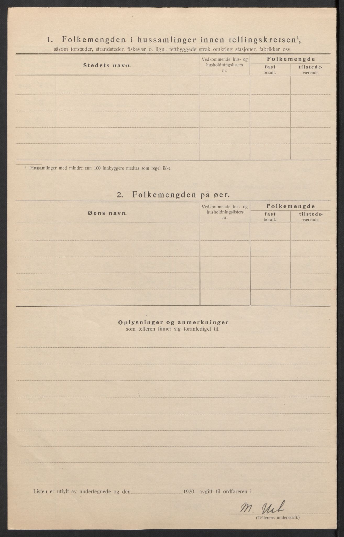 SAH, 1920 census for Hof, 1920, p. 14