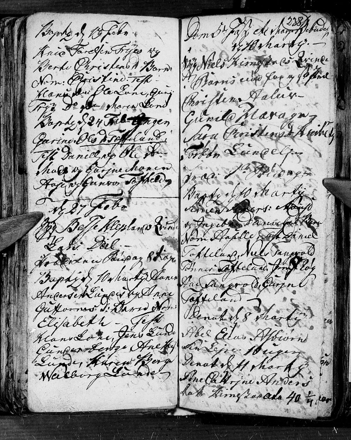 Søgne sokneprestkontor, AV/SAK-1111-0037/F/Fb/Fbb/L0001: Parish register (copy) no. B 1, 1779-1802, p. 238