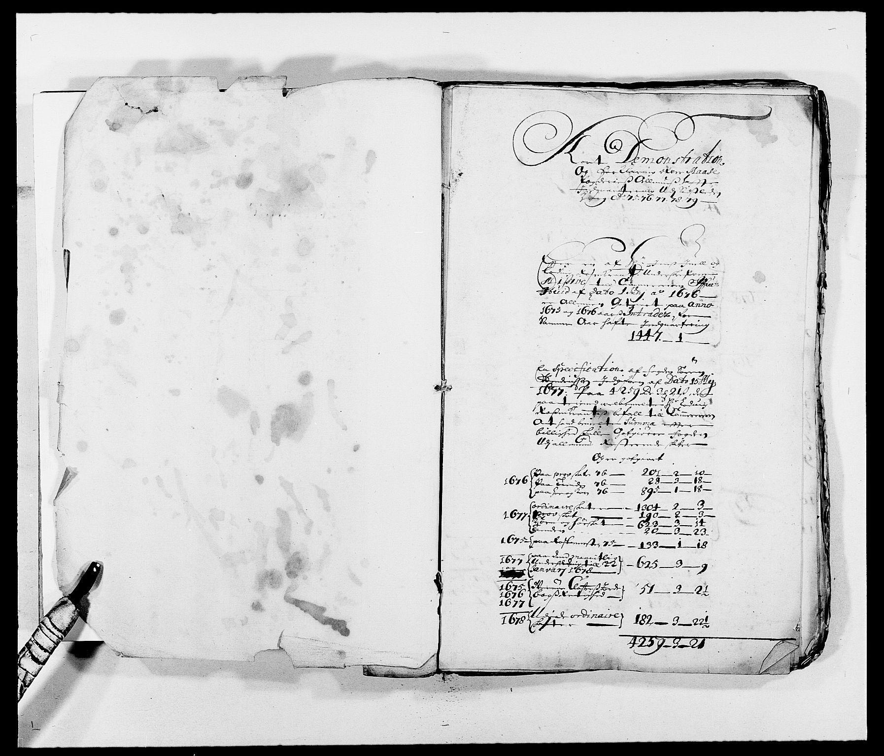 Rentekammeret inntil 1814, Reviderte regnskaper, Fogderegnskap, RA/EA-4092/R02/L0102: Fogderegnskap Moss og Verne kloster, 1675-1681, p. 3